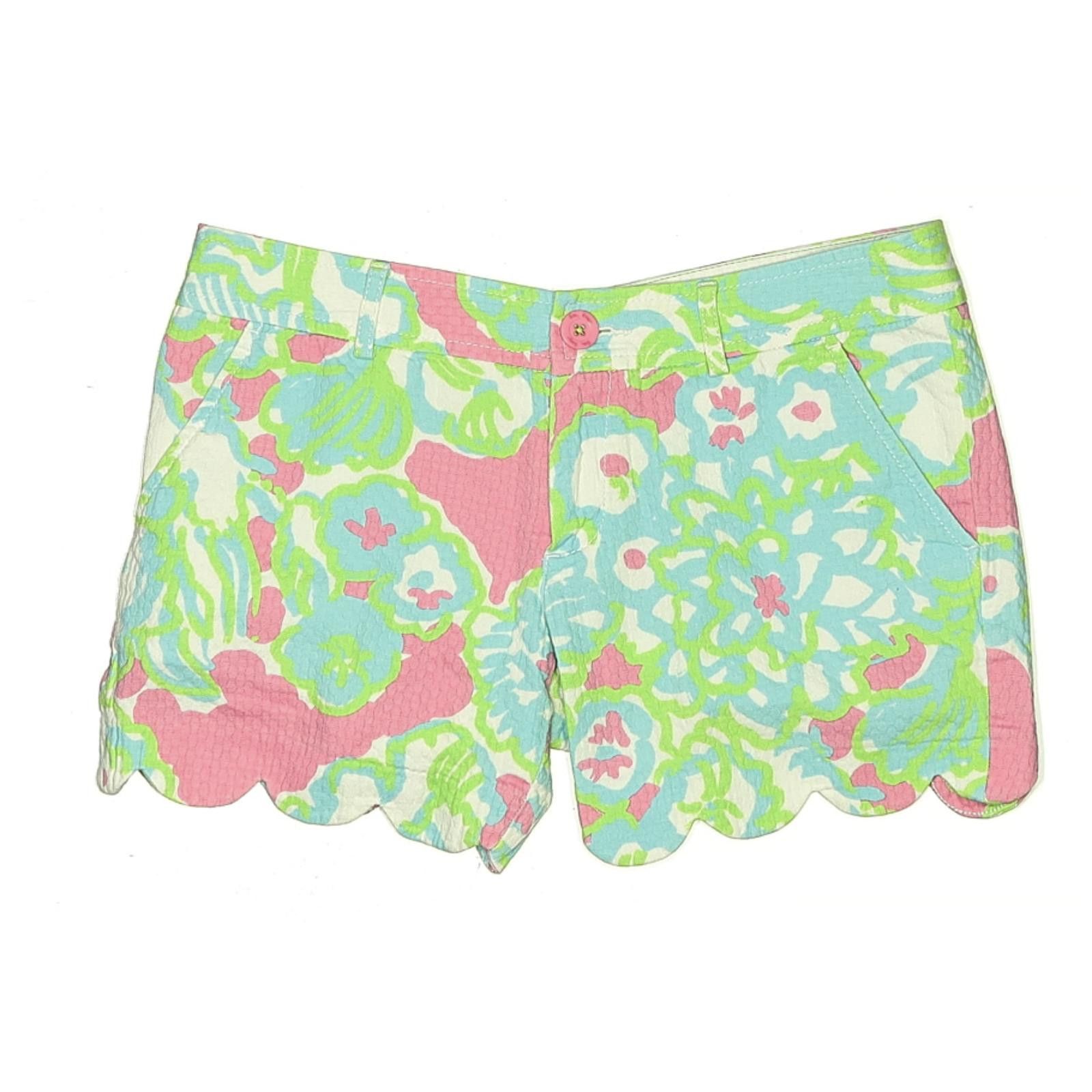 Other Lilly Pulitzer Size 4 Paisley Print Colored Shorts Size 27" / US 4 / IT 40 - 1 Thumbnail