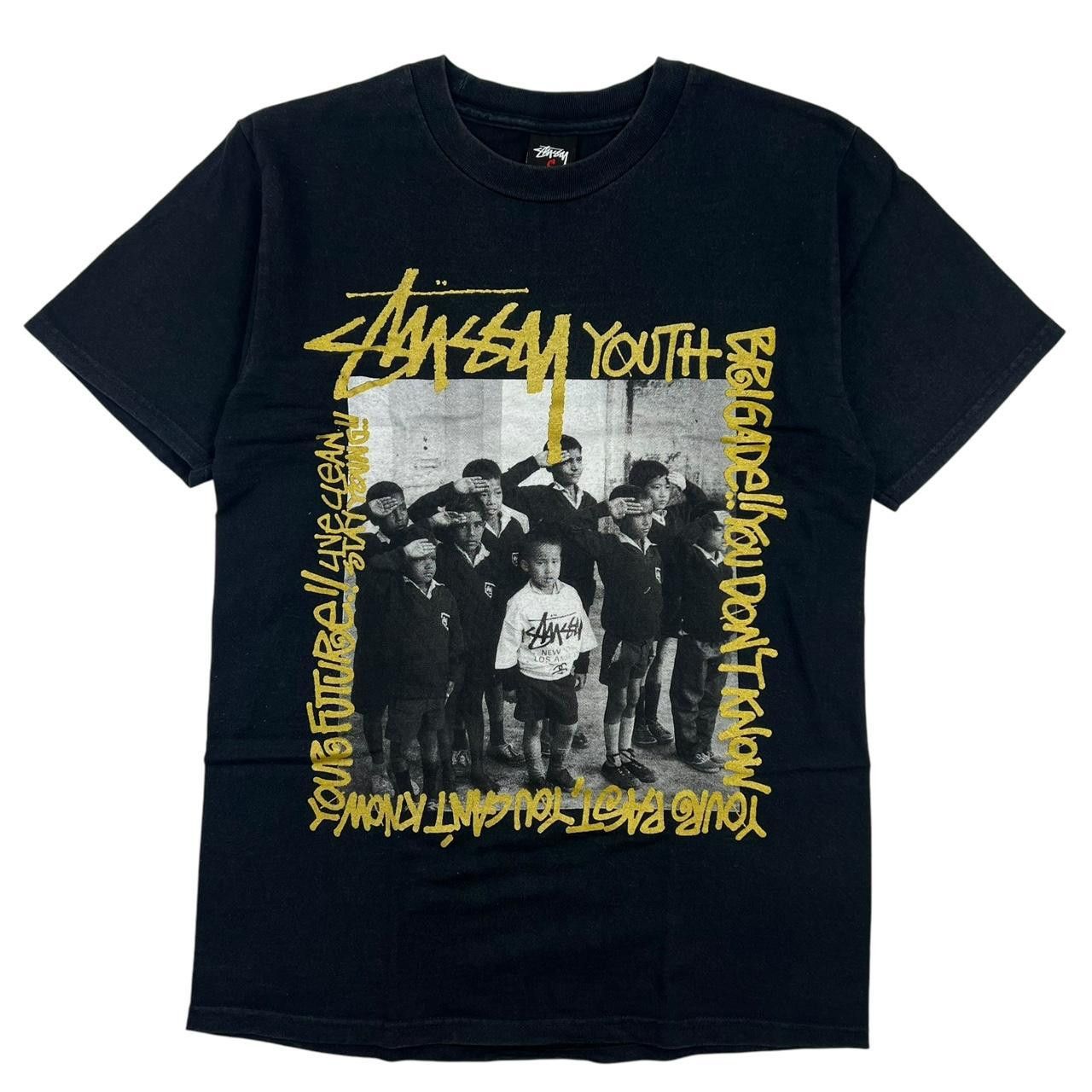 Stussy Vintage 2000s Stussy Youth Brigade T-Shirt - Small Size US S / EU 44-46 / 1 - 1 Thumbnail