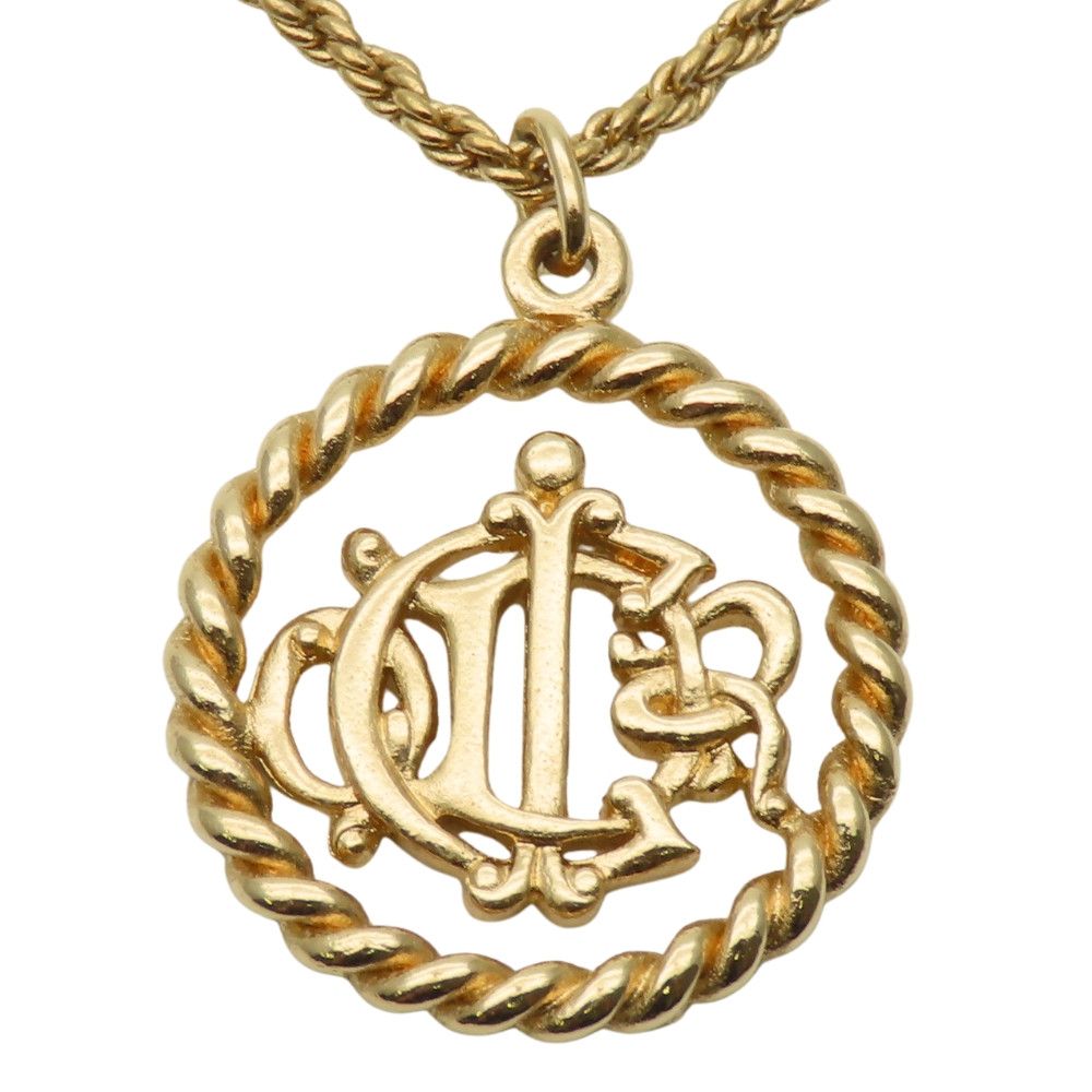 Dior Christian Dior Necklace Metal Necklace DUTY FREE for USA