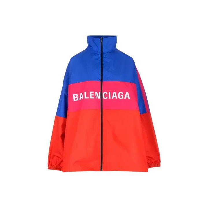 Balenciaga Balenciaga Color Block Zip-Up Jacket for Women 0079 Size XS / US 0-2 / IT 36-38 - 1 Thumbnail