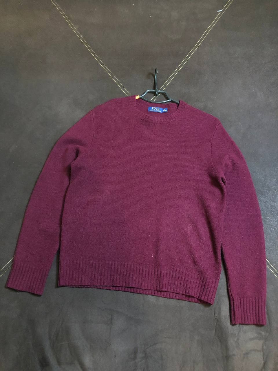 Polo Ralph Lauren Polo RALPH LAUREN JUMPER Burgundy Wool Sweater Size US M / EU 48-50 / 2 - 1 Thumbnail