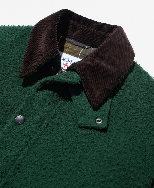 Barbour × Noah Noah X Barbour Wool Teddy Bedale Jacket Size US L / EU 52-54 / 3 - 5 Thumbnail