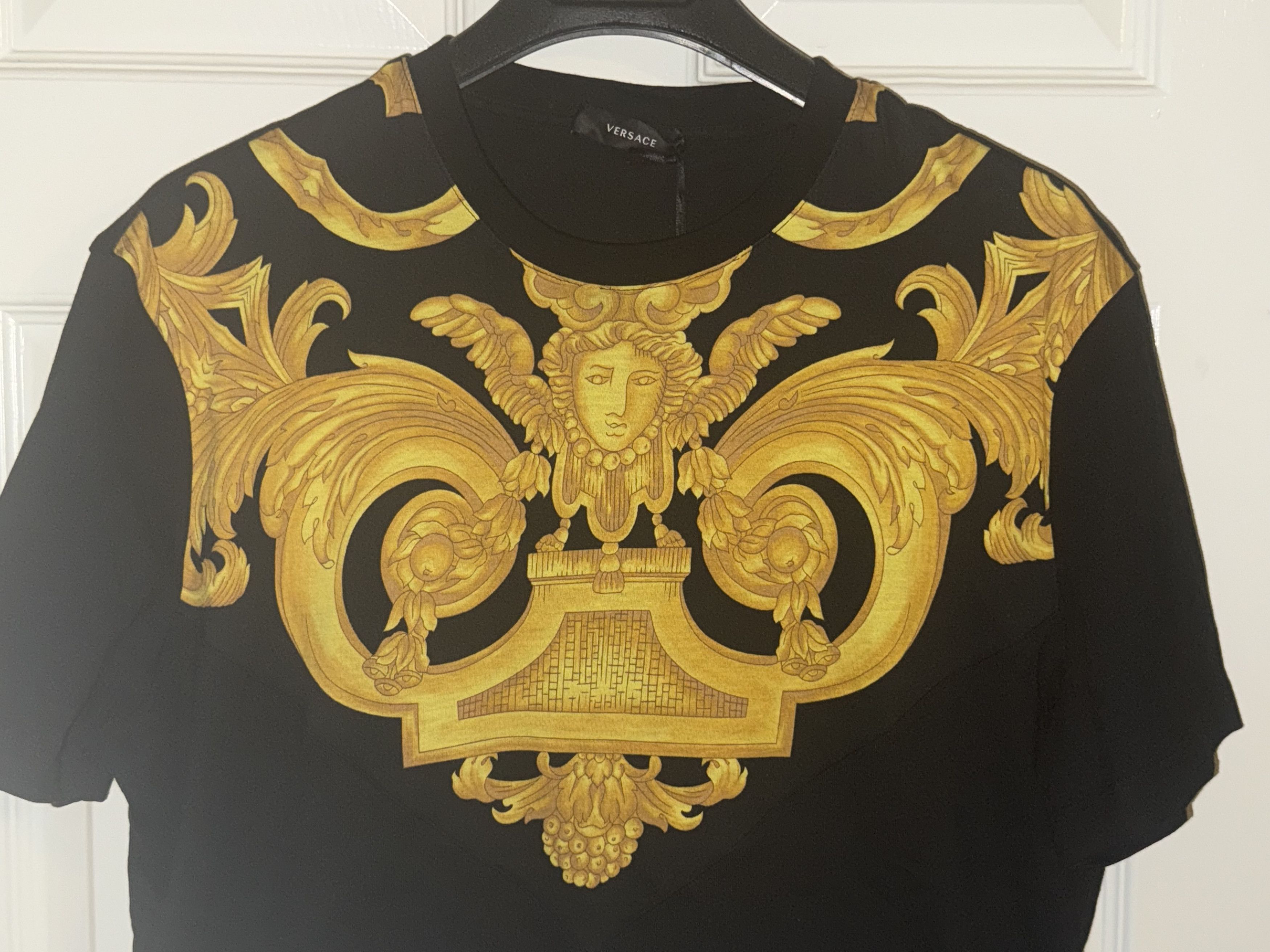 Versace AUTHENTIC MENS VERSACE BAROQUE T-SHIRT LARGE SLIM FIT Size US L / EU 52-54 / 3 - 2 Thumbnail