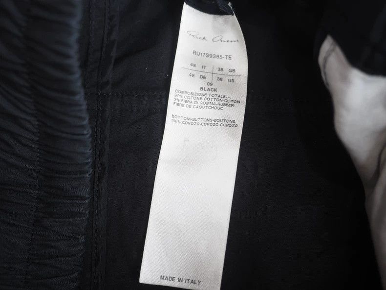 Rick Owens Rick owensBlack seven-point low-crotch workwear pants 2503- Size US 32 / EU 48 - 7 Thumbnail