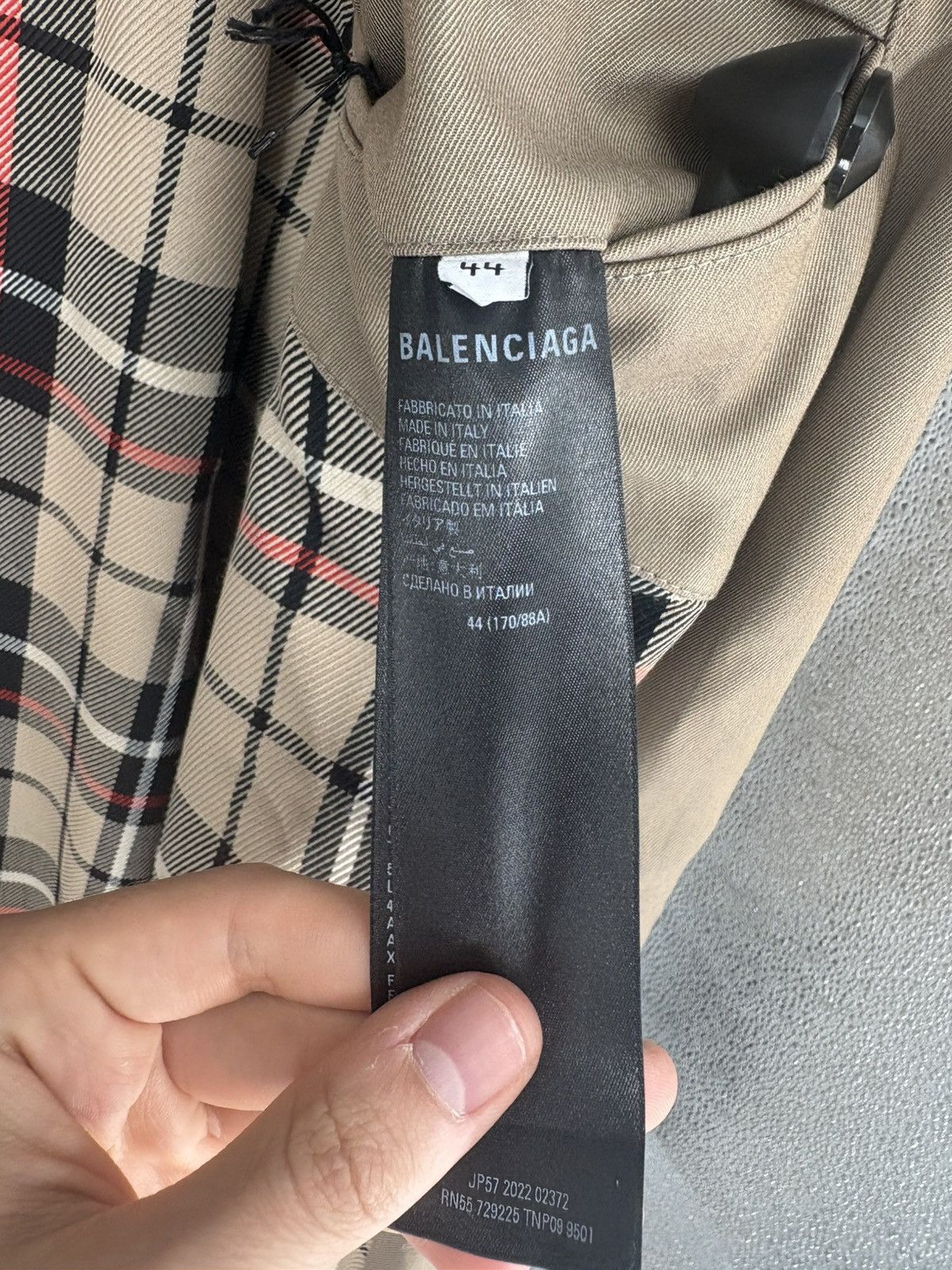 Balenciaga Balenciaga Garde Robe Trench Coat Size US L / EU 52-54 / 3 - 8 Thumbnail