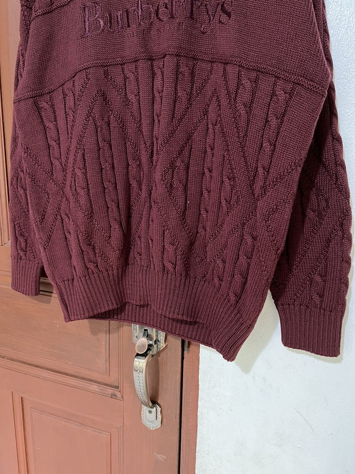 Burberry Vintage Burberry London Wool Knitwear Sweater Jumper Size US M / EU 48-50 / 2 - 3 Thumbnail