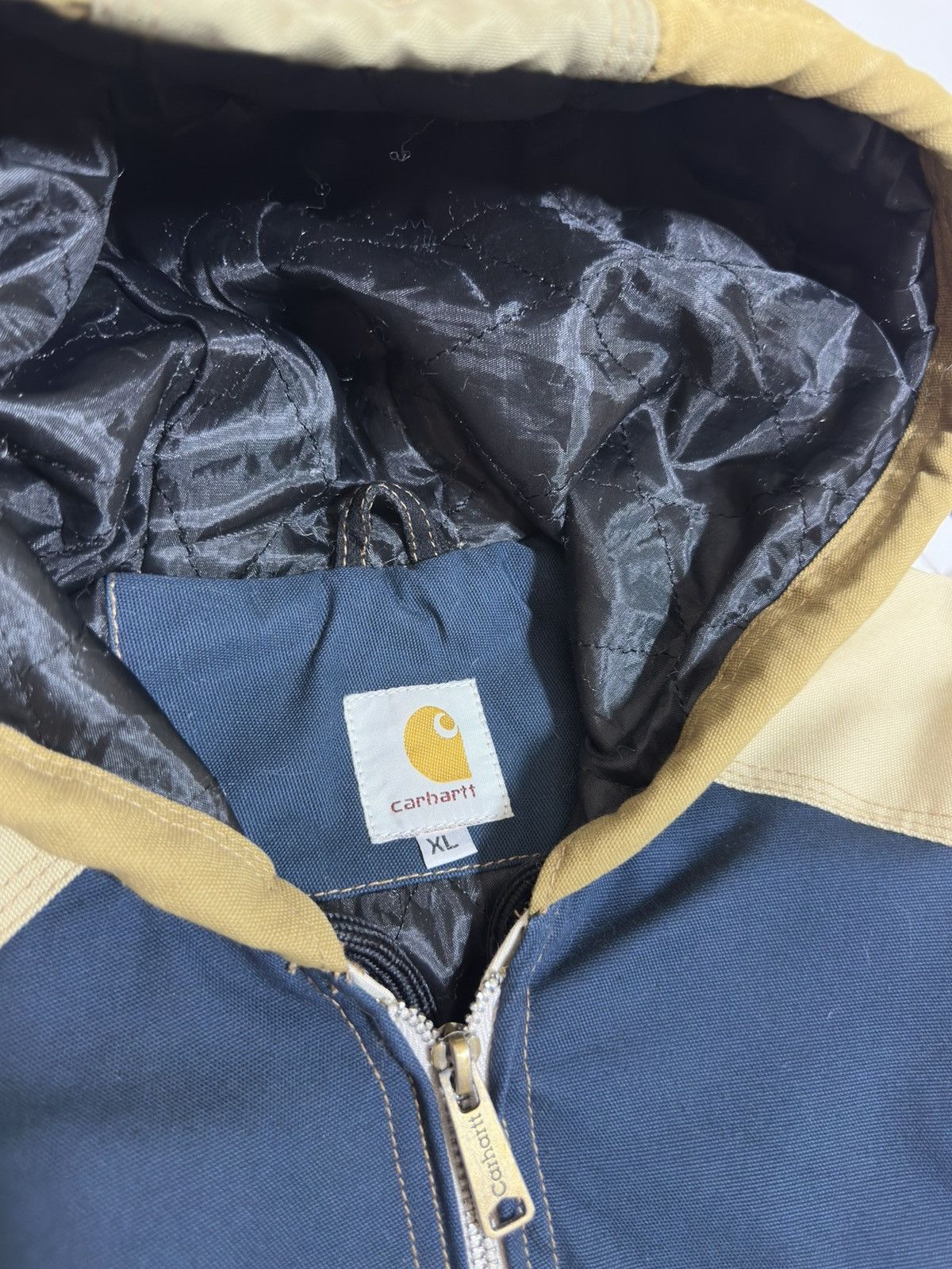 Carhartt Vintage Reworked Carhartt Patchwork Canvas Active Jacket Size US XL / EU 56 / 4 - 7 Thumbnail