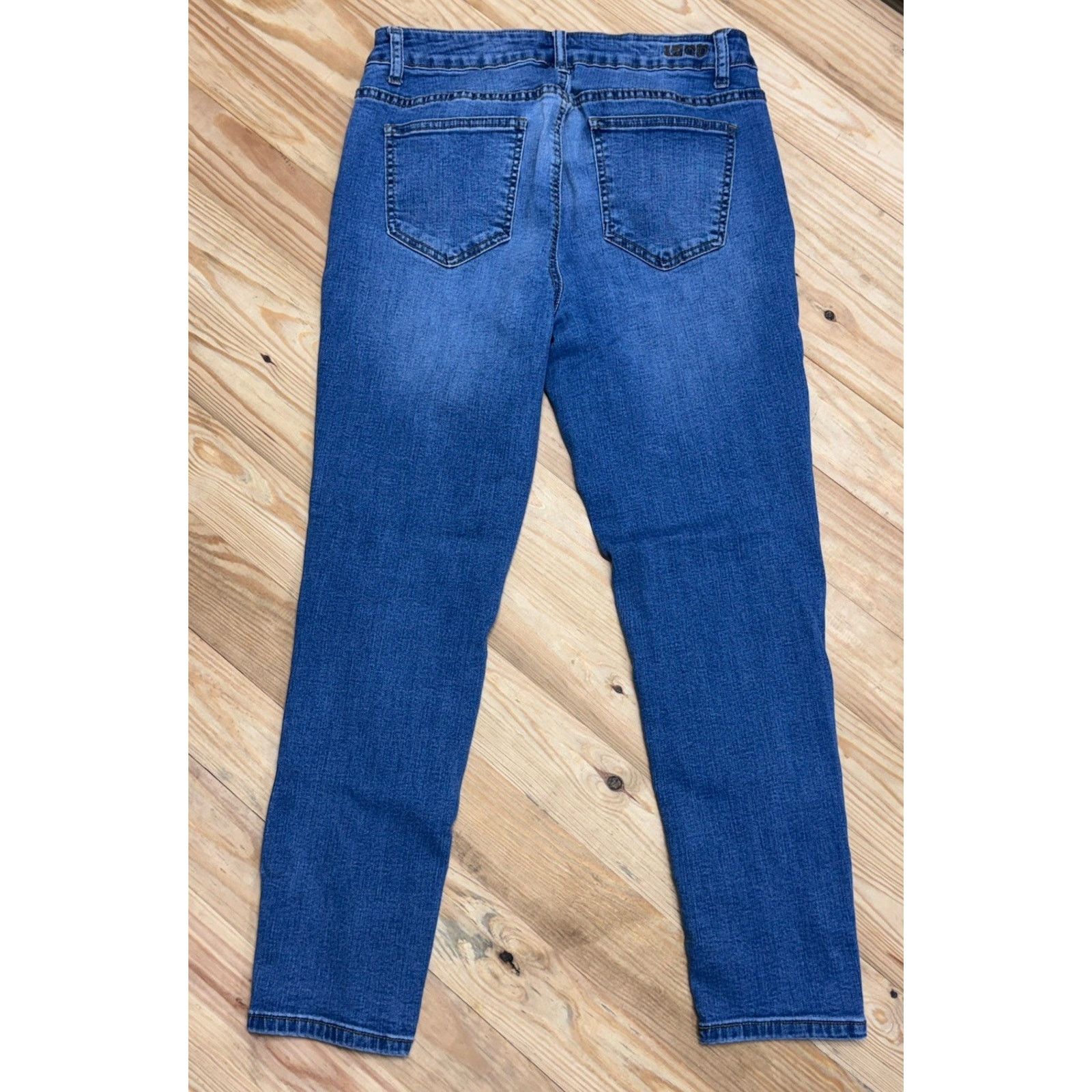 Izod Izod Pants Womens 10 Blue Denim Jeans Straight Stretch Size 32" / US 10 / IT 46 - 3 Thumbnail