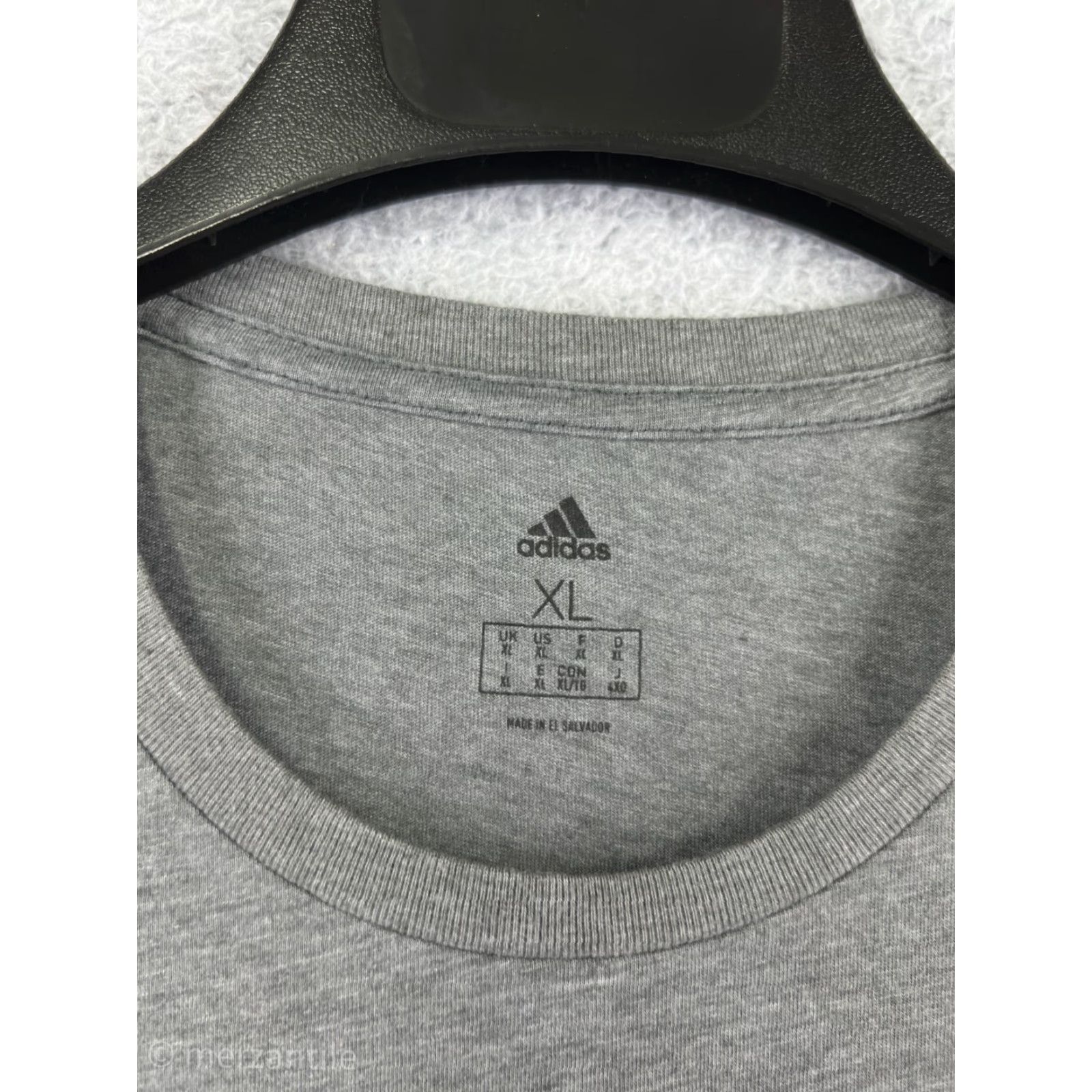 Adidas Adidas Shirt Mens XL Gray Short Sleeve Cotton Blend Gym Athletic Crew T‑Shirt Size US XL / EU 56 / 4 - 4 Thumbnail