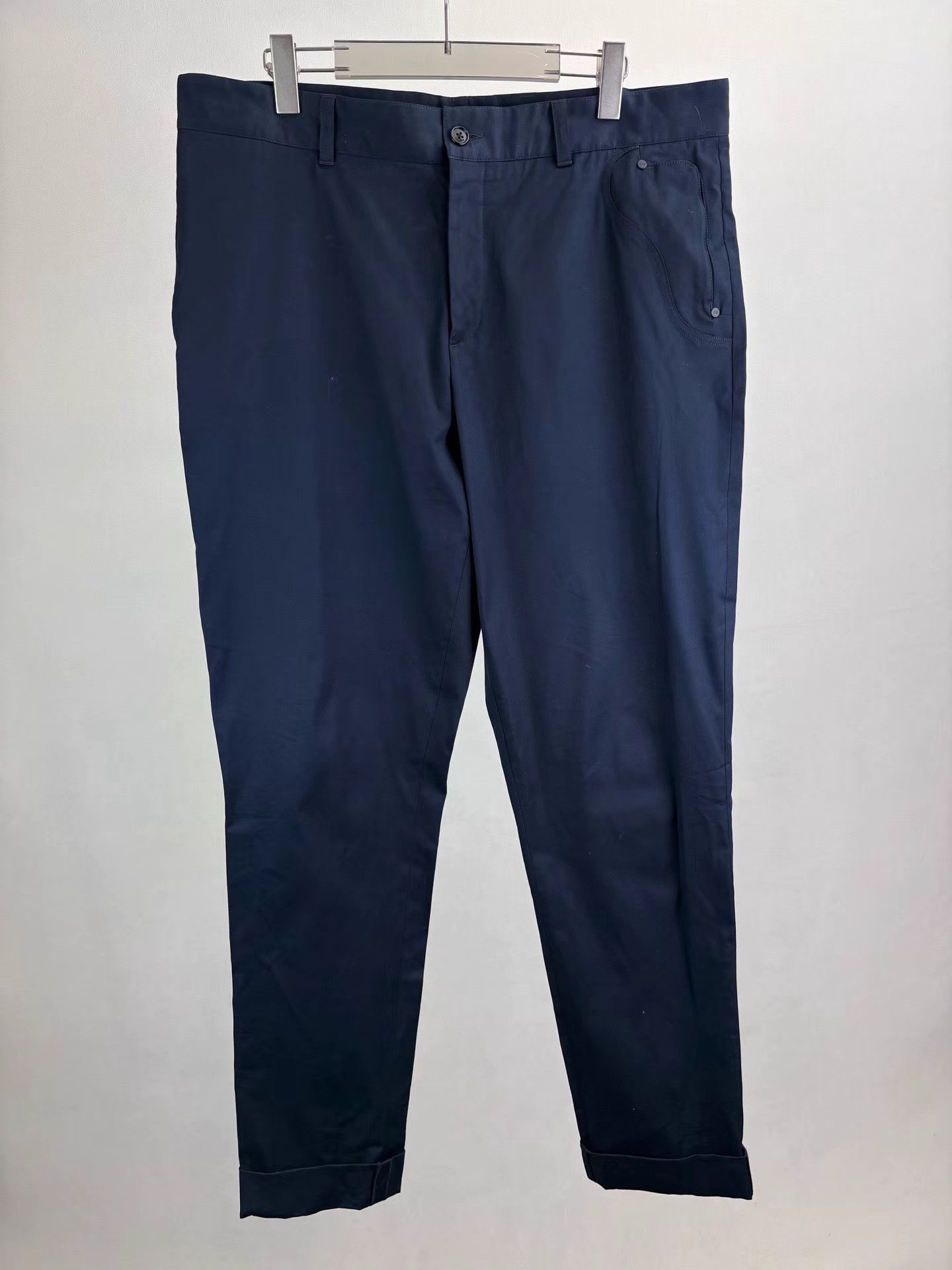 Dior DIOR Dark Blue Trousers K1 Size US 38 / EU 54 - 1 Thumbnail