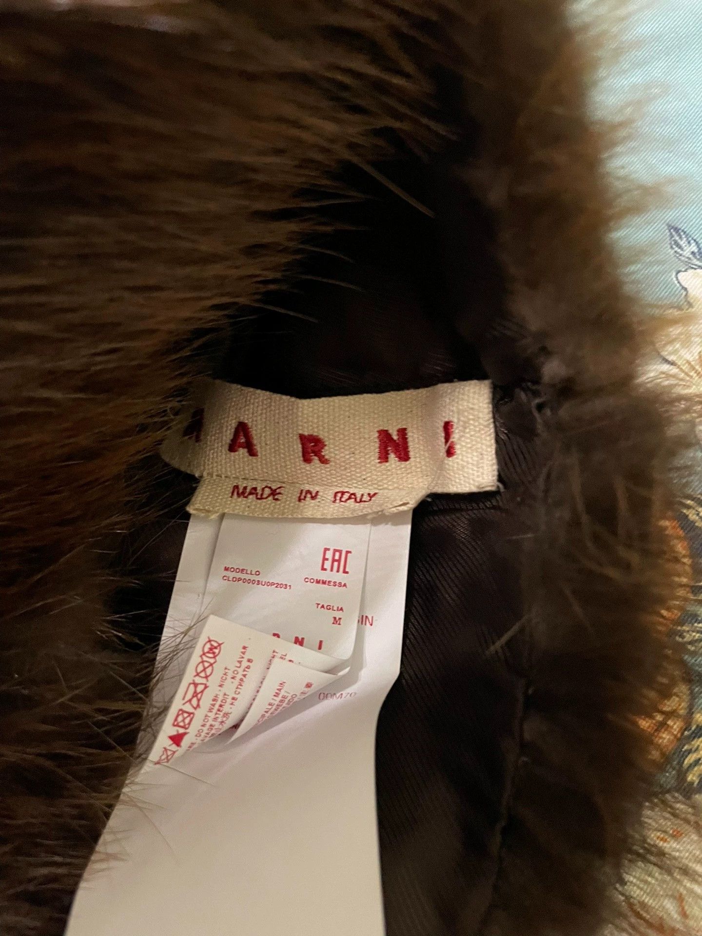 Marni Marni Fur Hat Authentic Versatile 95 New Size ONE SIZE - 3 Thumbnail