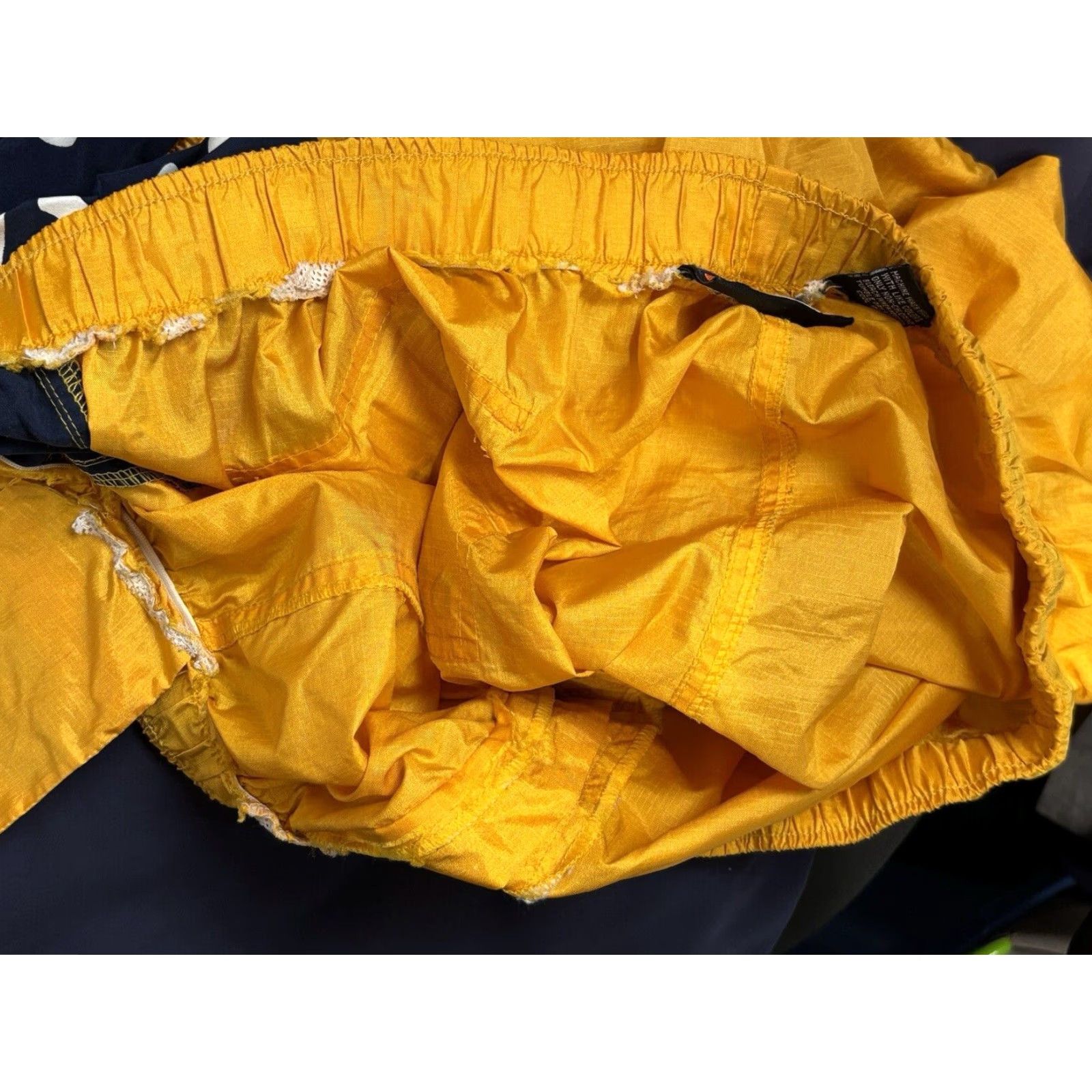 Club Room VINTAGE Club Room Mens Swim Trunks Yellow XLarge 90s Y2K No Lining Bottom Size US 36 / EU 52 - 3 Thumbnail