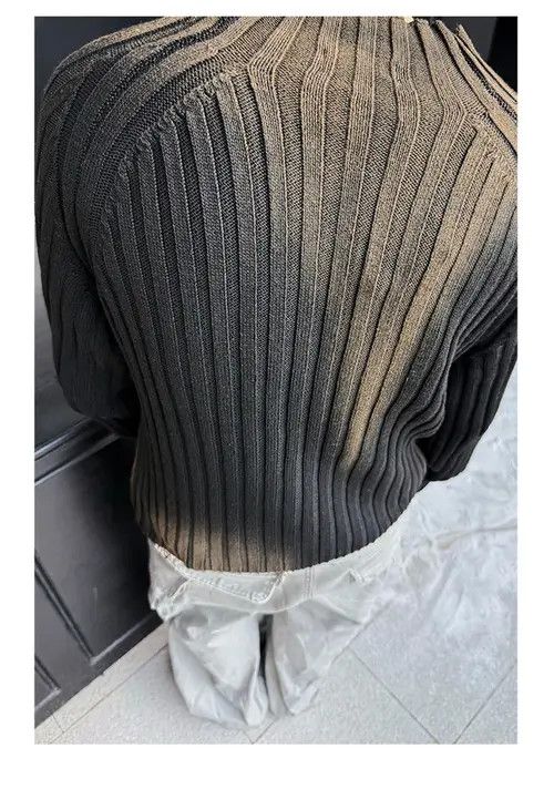 VIBE Tie Dye Stripe Knit Sweater Size US M / EU 48-50 / 2 - 3 Thumbnail