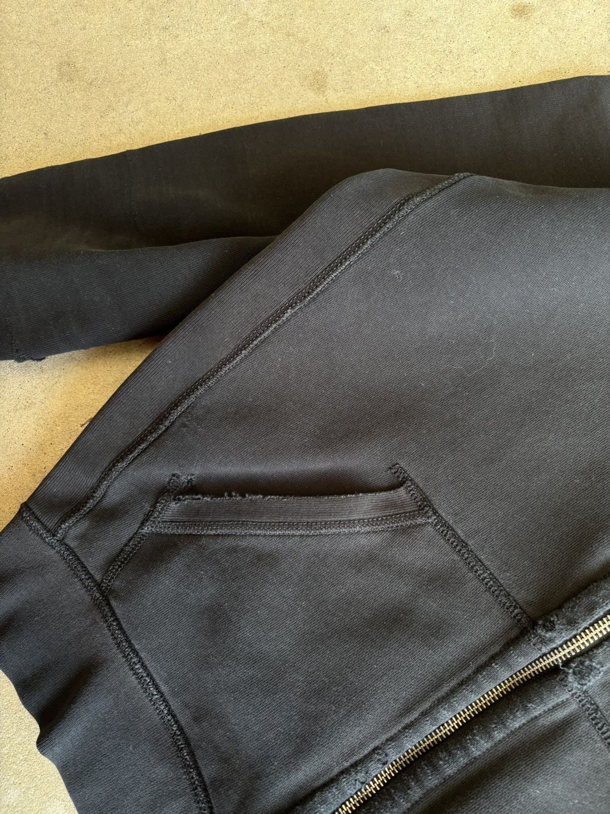 Polo Ralph Lauren Y2K Polo Ralph Lauren Black Distressed Thermal Lined Hoodie Size US M / EU 48-50 / 2 - 5 Thumbnail