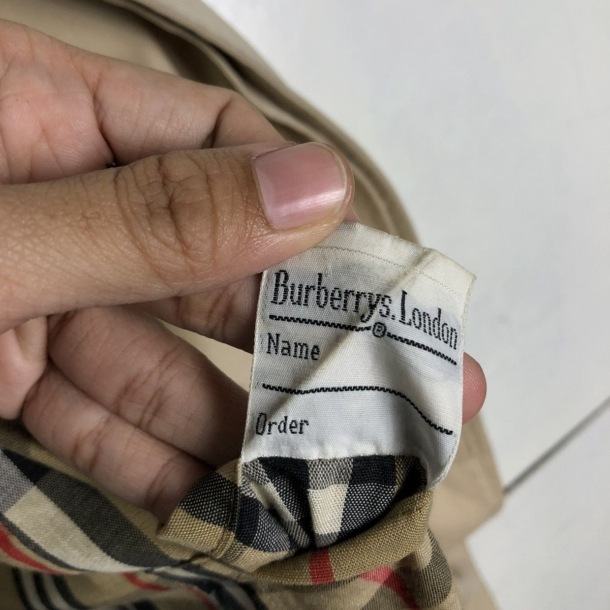 Burberry 🔥Vtg Long Jacket Burberrys Made in England Lane Crawford Ltd Size US M / EU 48-50 / 2 - 16 Thumbnail