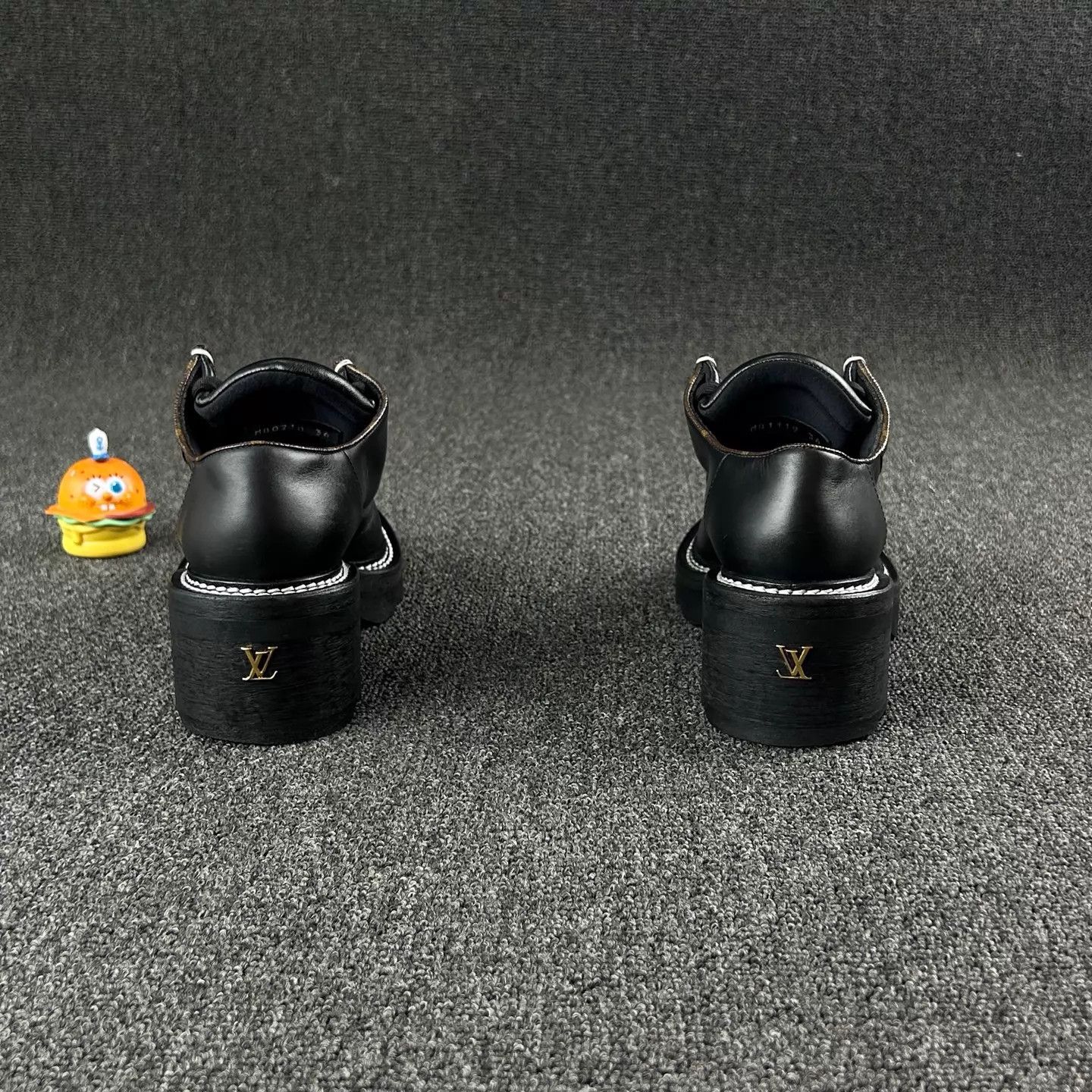 Louis Vuitton LV Platform Loafers Women's 36 Black Monogram Worn Few Times Size US 5.5 / IT 35.5 - 5 Thumbnail