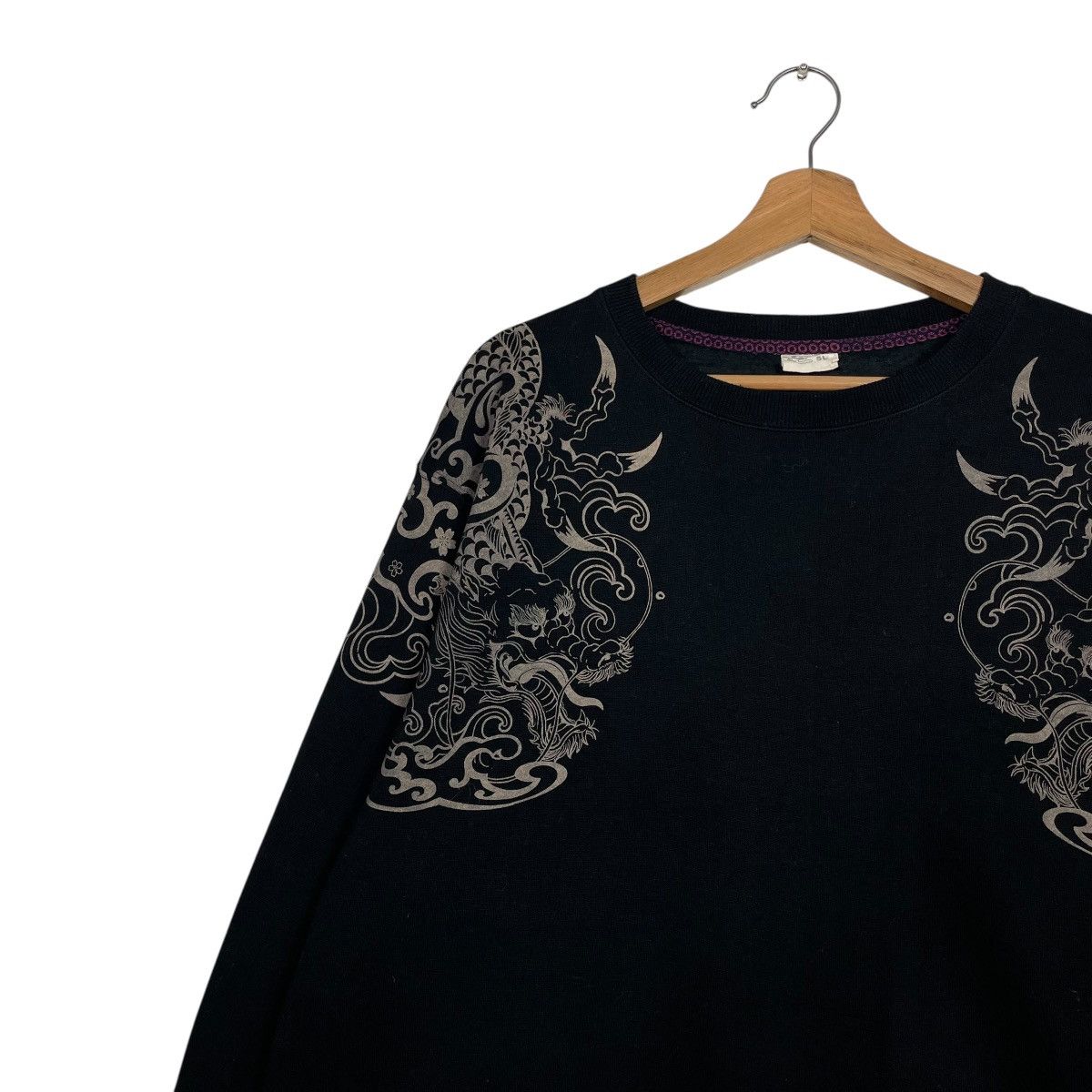 Japanese Brand Strange Heaven Sukajan Dragon Sweatshirt
