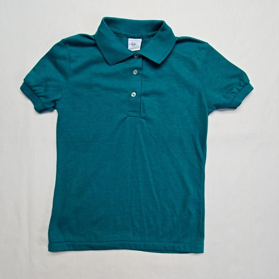 Hanes Vintage New Polo Hanes Green Collar Womens Small Shirt 90s Size S / US 4 / IT 40 - 1 Thumbnail