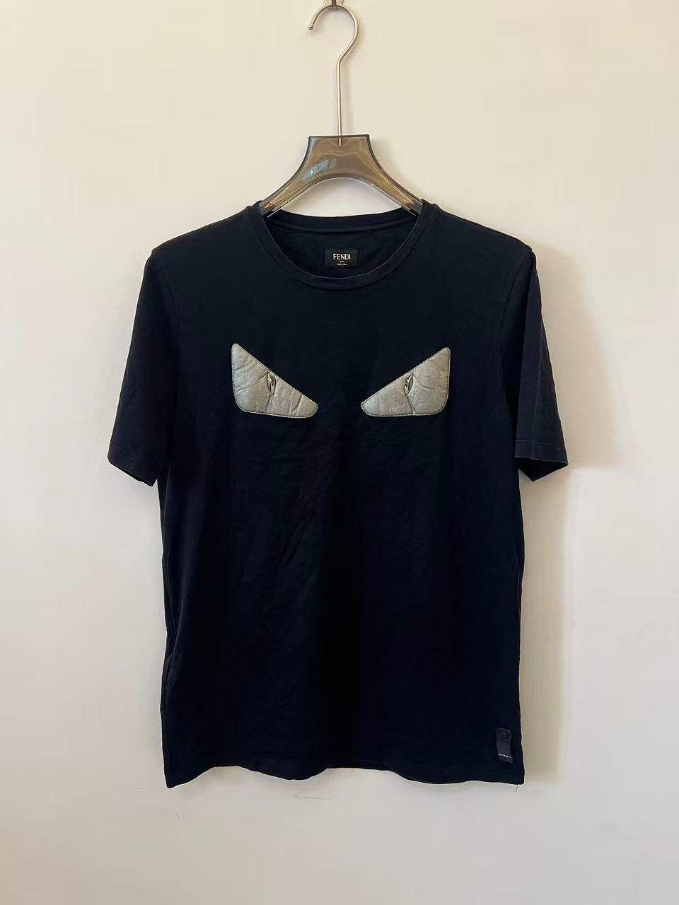 Fendi Fendi Silver T-Shirt 50 Men Size US XL / EU 56 / 4 - 1 Thumbnail