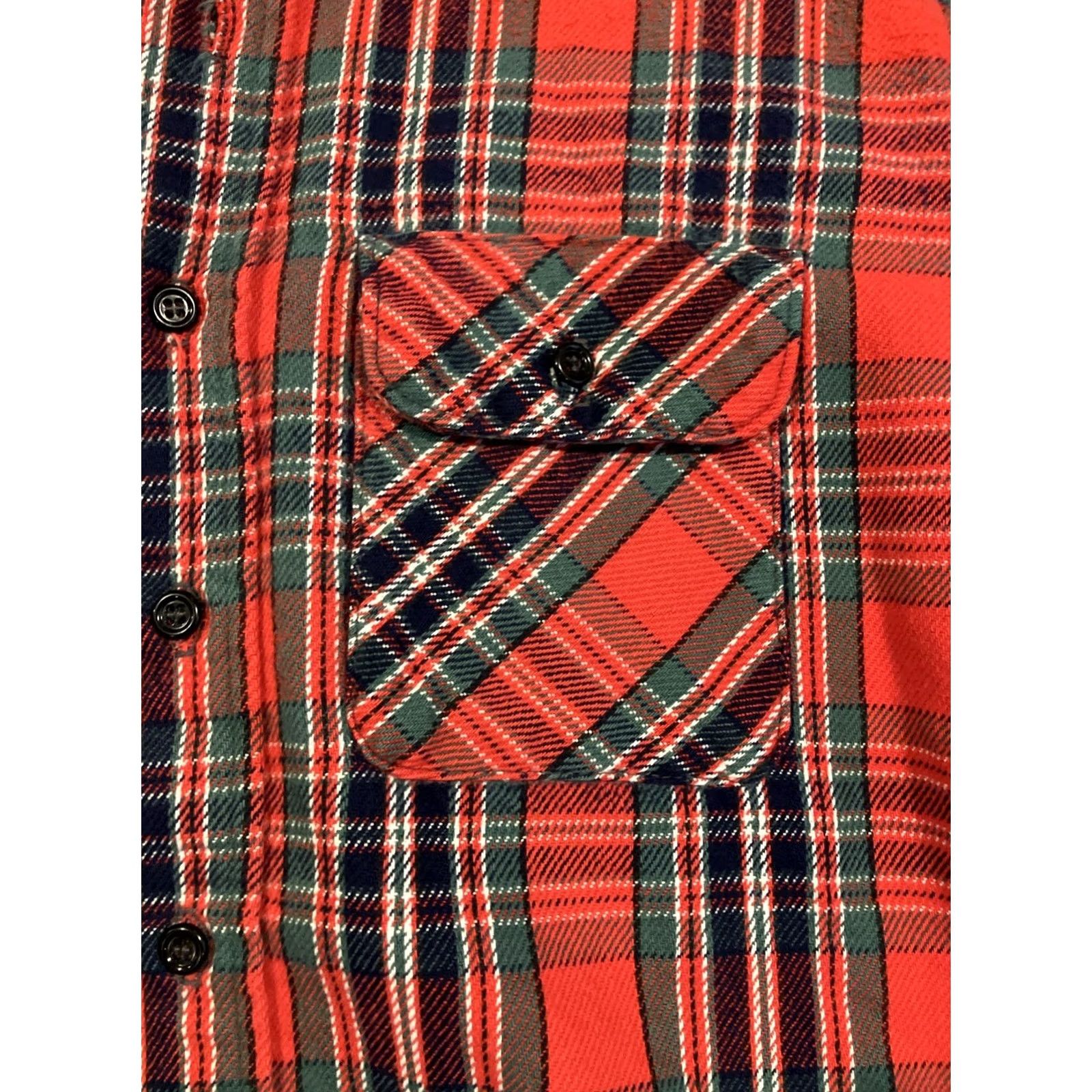 Vintage VINTAGE WearGuard Shirt XL Red Heavyweight Plaid Button Up Flannel Men's Size Size US XL / EU 56 / 4 - 2 Thumbnail