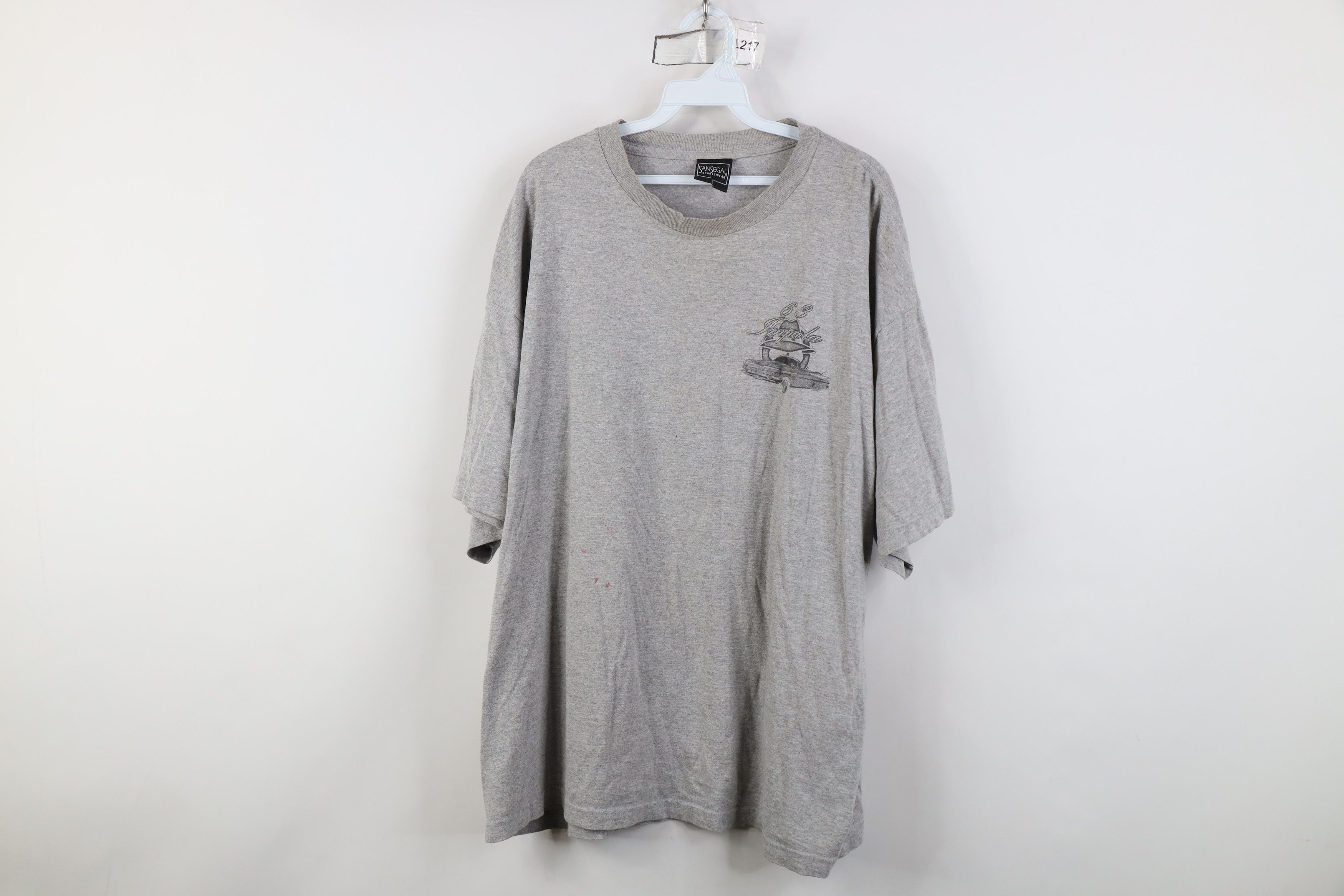 Vintage Vintage 90s Y2K Streetwear Impala Hot Rod Prison T-Shirt Size US XXL / EU 58 / 5 - 1 Thumbnail