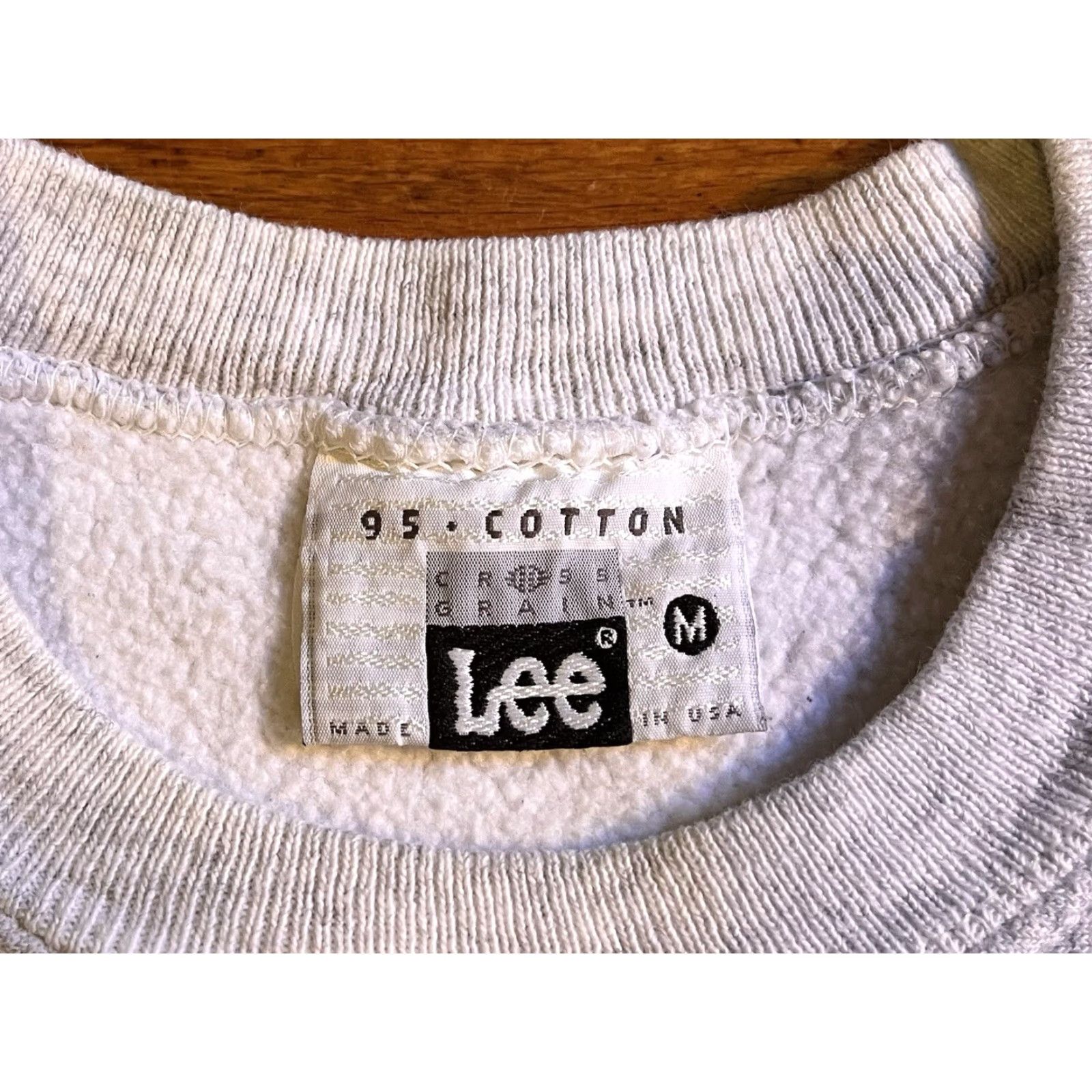 Lee VINTAGE Notre Dame Basketball Lee Cross Grain Sweatshirt M Grey 90s Size US M / EU 48-50 / 2 - 4 Thumbnail