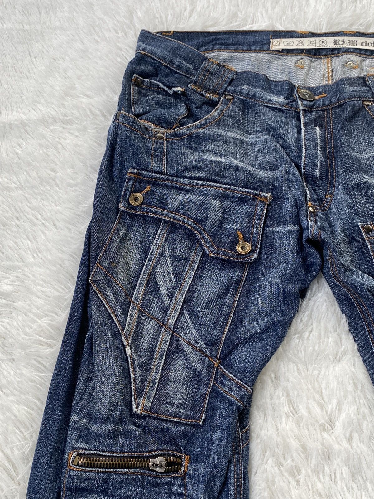 G-Star RAW made in ITALY Denim cargo pant rare Size US 36 / EU 52 - 4 Thumbnail