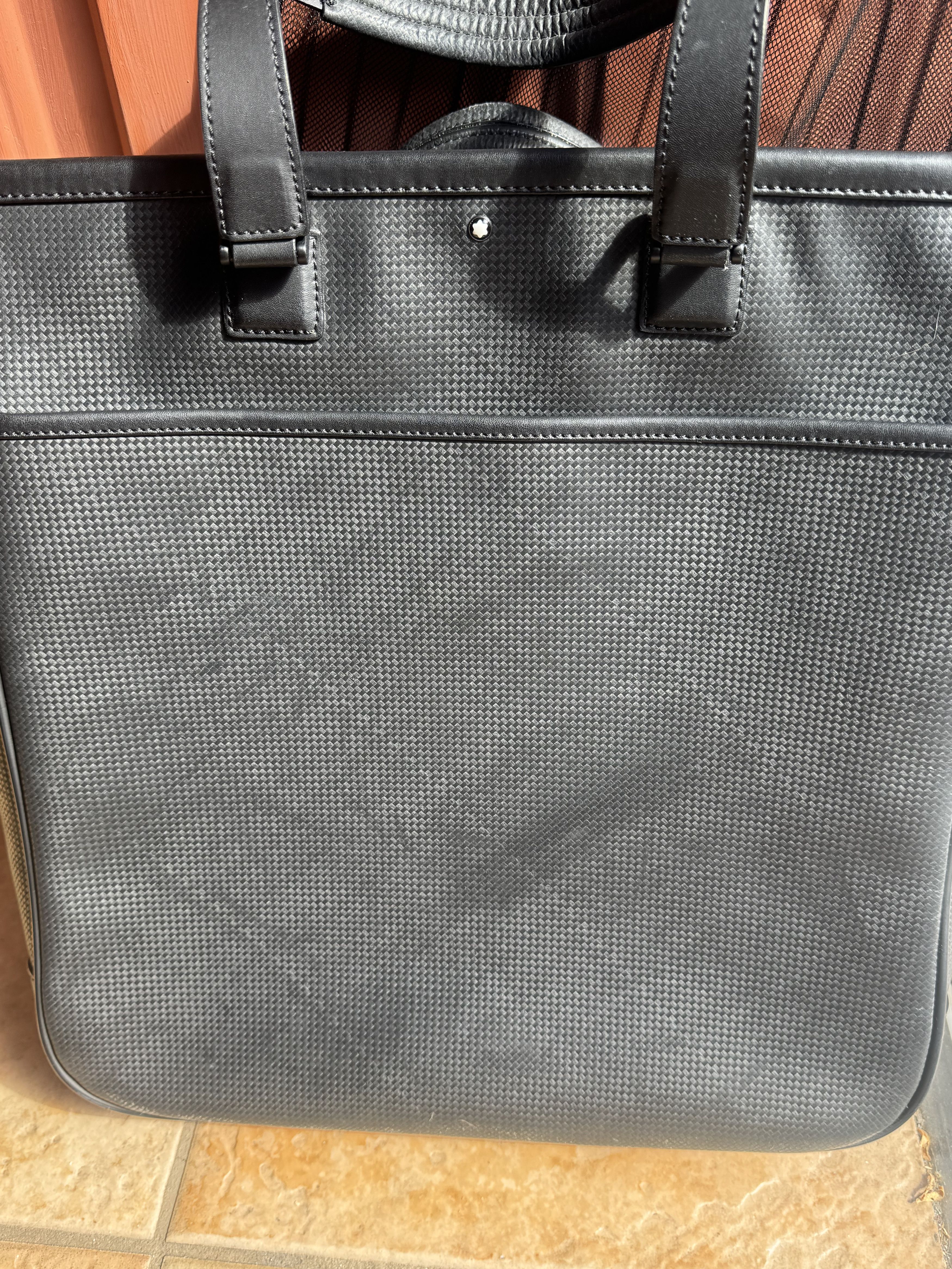 Montblanc Extreme 1.0 Leather Tote Bag - Carbon Fiber Effect Size ONE SIZE - 8 Thumbnail