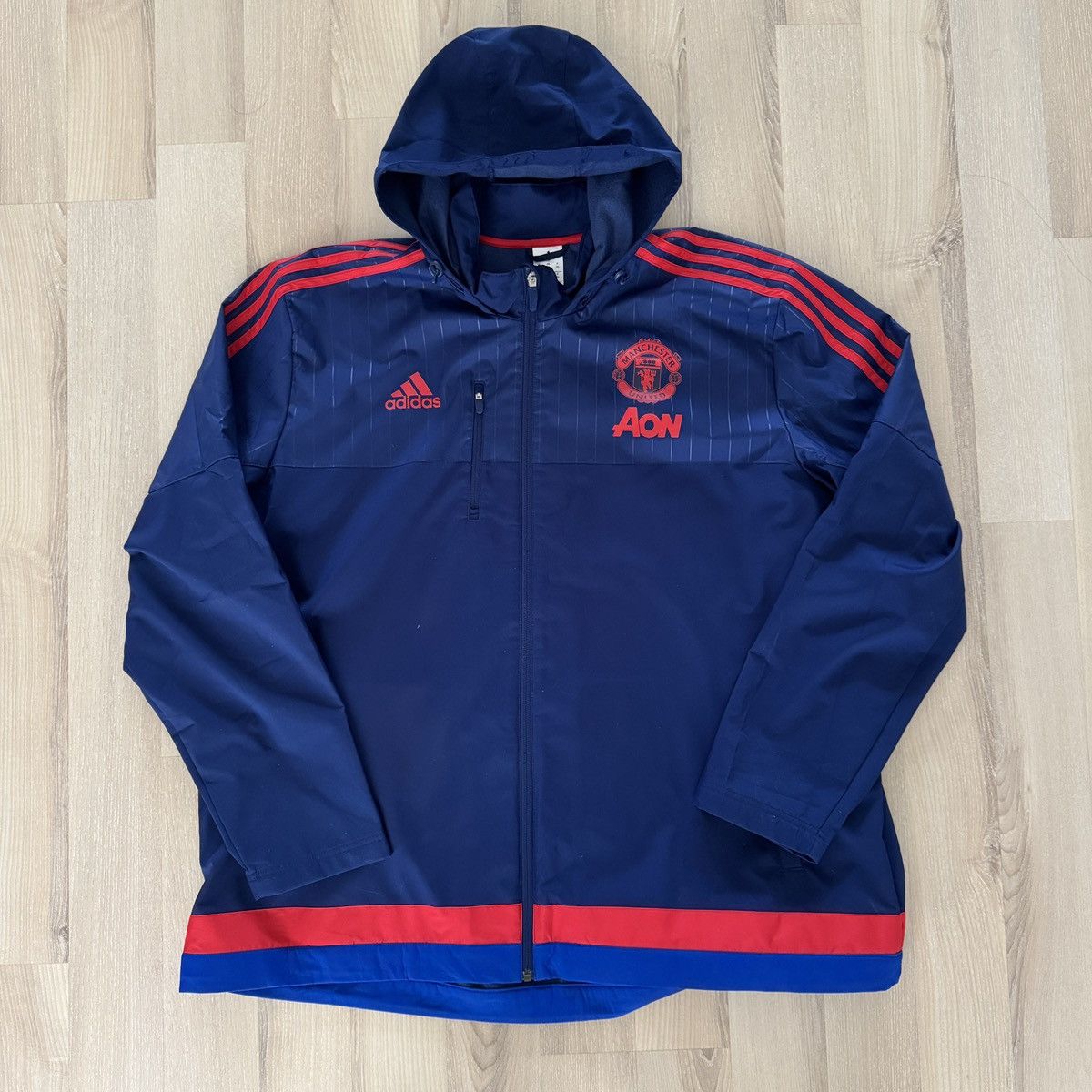 Adidas Adidas Manchester United Training Presentation Jacket - 3XL Size US XXL / EU 58 / 5 - 1 Thumbnail