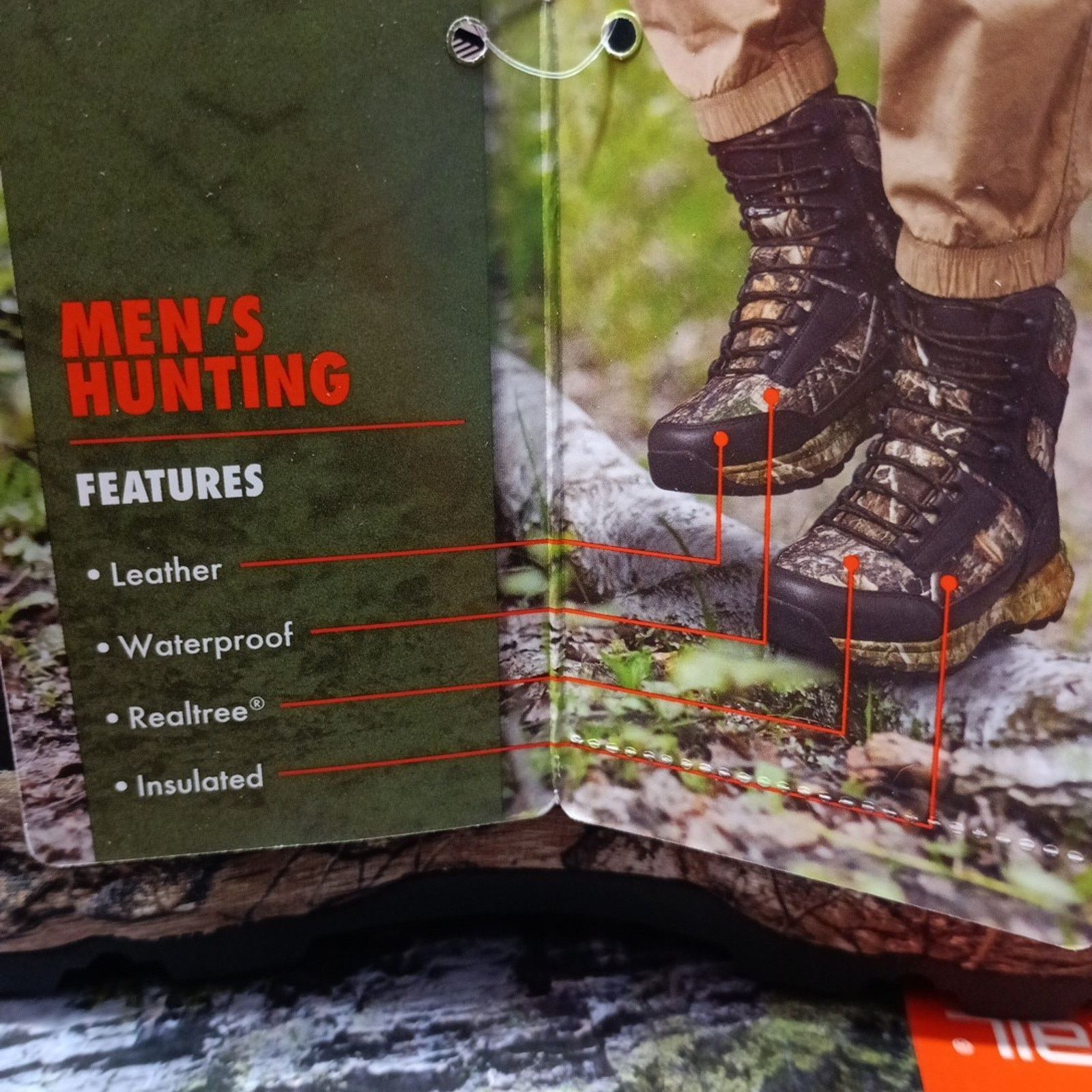 Other Ozark Trail Men's Size 10 US Hunting Boots Realtree Camo Size US 10 / EU 43 - 4 Thumbnail