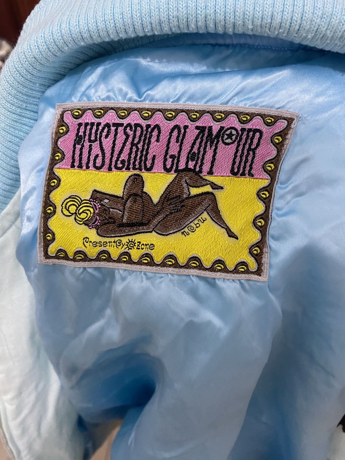 Hysteric Glamour × Japanese Brand Vintage Rare Hysteric Glamour Pinup Girl Bomber Jacket Size L / US 10 / IT 46 - 14 Thumbnail