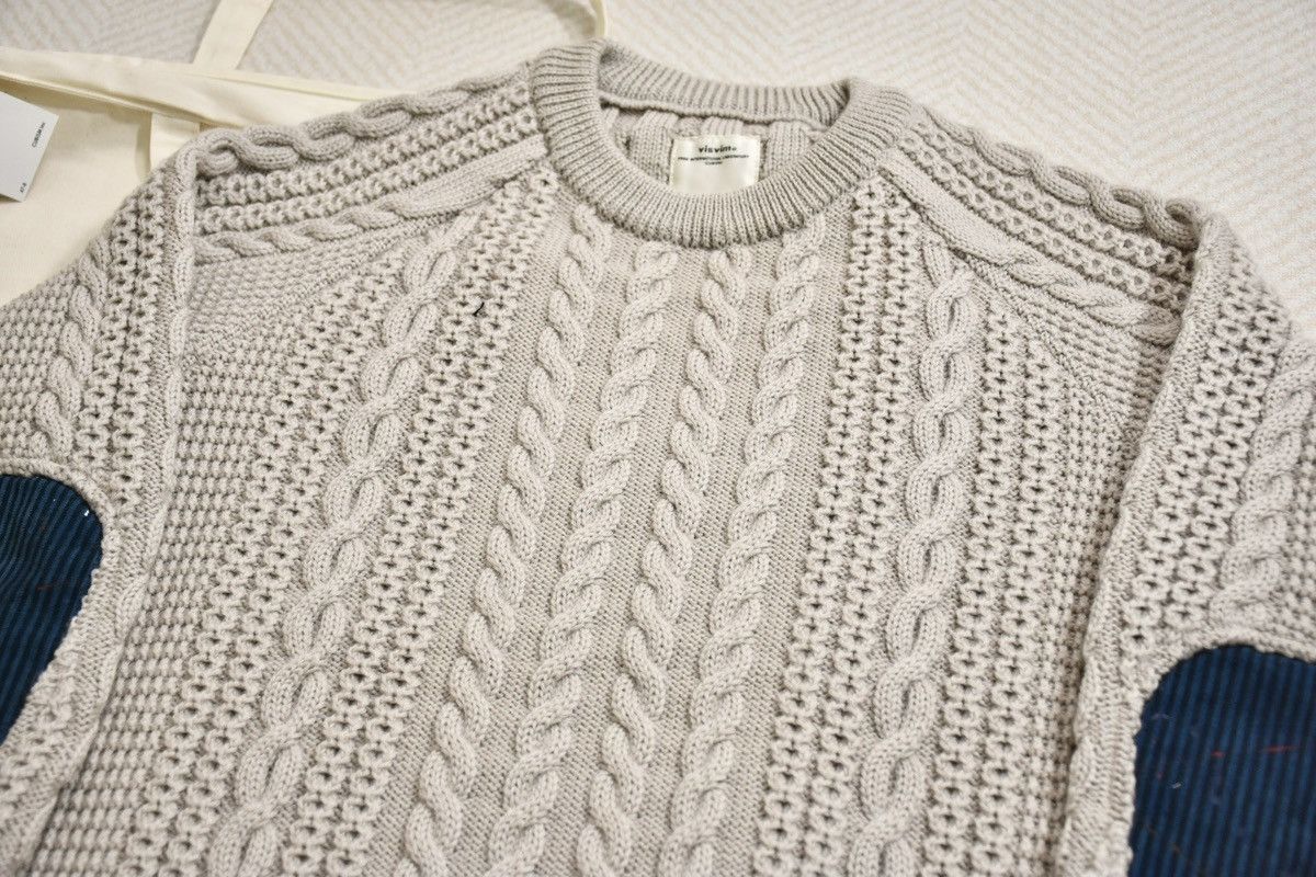 Visvim Visvim Fisherman Cable Knit Kofu Albacore Size US M / EU 48-50 / 2 - 4 Thumbnail