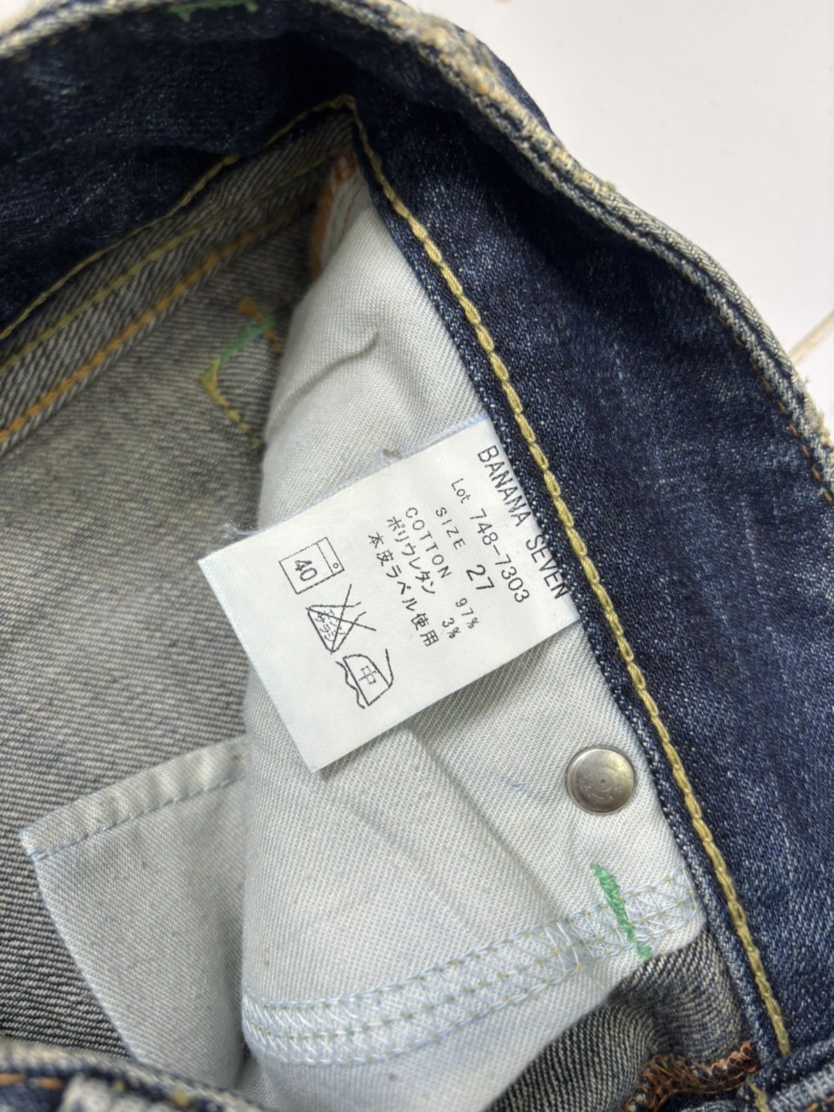 If Six Was Nine Banana Seven 🇯🇵 Bootcut Flared Denim Jeans Size 30" / US 8 / IT 44 - 12 Thumbnail