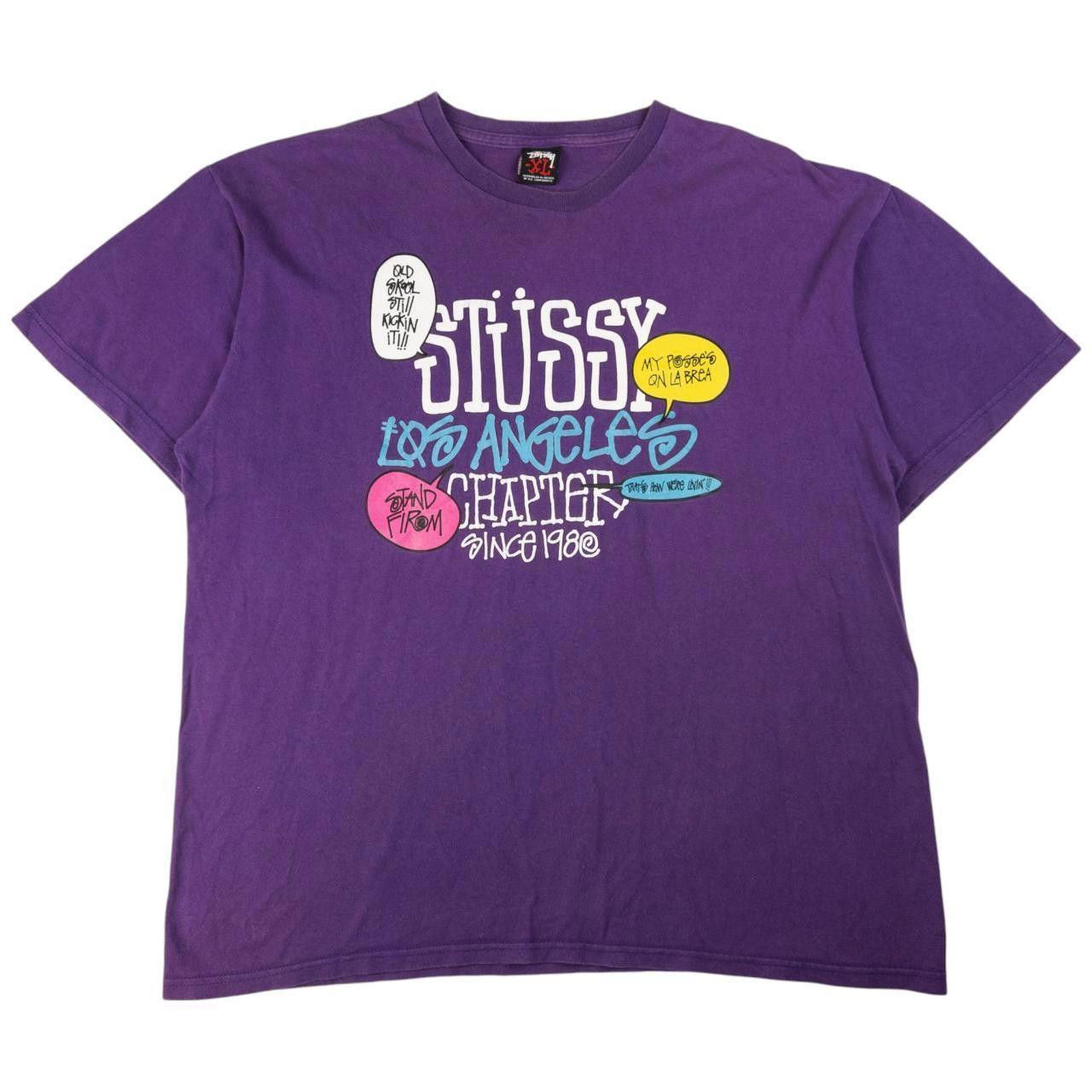 Stussy Vintage Stussy Los Angeles Graphic T Shirt Size XL | Grailed
