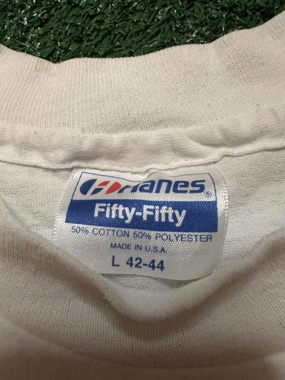 Hanes Vintage 80s Single Stitch Hiram Walker Liqueurs Promo Shirt Size US L / EU 52-54 / 3 - 4 Thumbnail