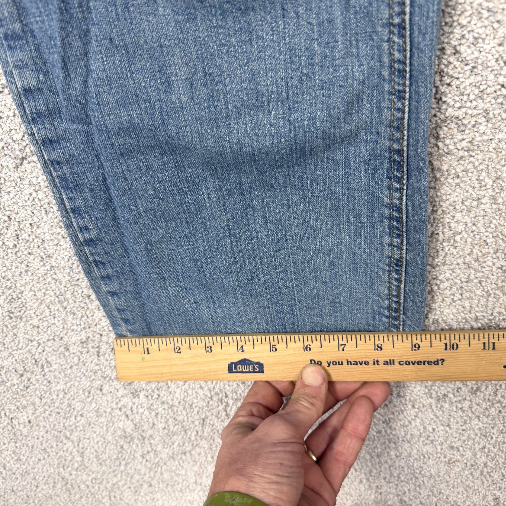 Vintage Levi Strauss Signature Bootcut Jeans Mens 36x29.5 Blue Stretch Denim Classic Jeans Denim Signature by Levi Strauss & Co. Bootcut Mens 36 Black? Size US 36 / EU 52 - 3 Thumbnail