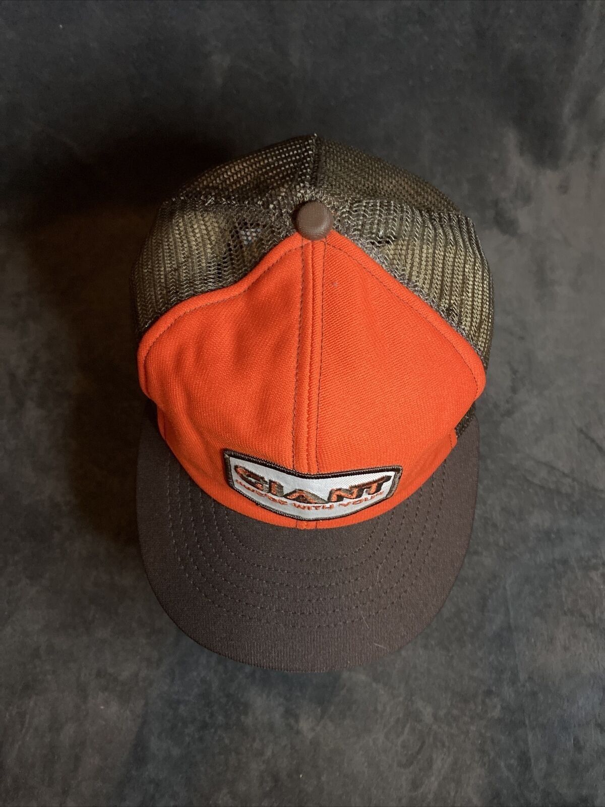 Other Vintage 90s Giant We’re With You Grocery Store Trucker Hat Size ONE SIZE - 5 Thumbnail