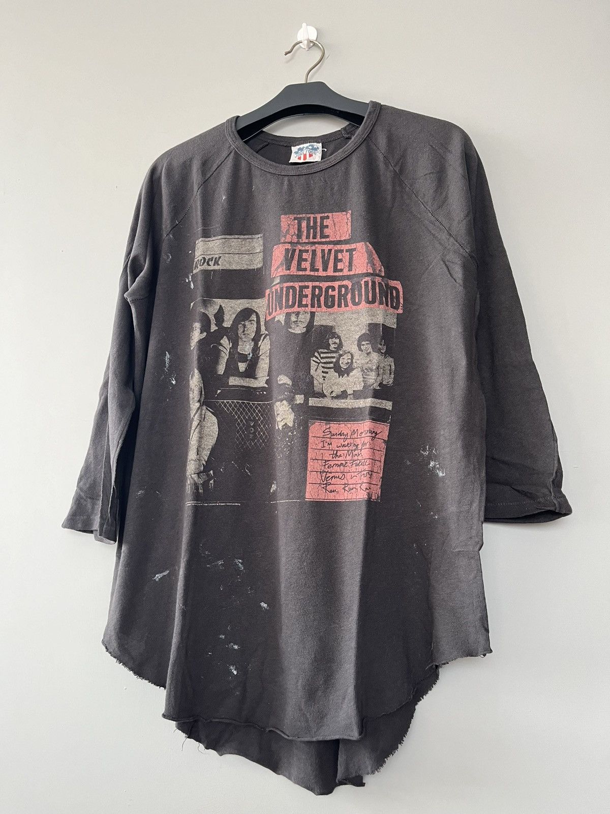 Band Tees × Vintage THE VELVET UNDERGROUND ROCK BAND VINTAGE REGLAN T-SHIRT Size US L / EU 52-54 / 3 - 2 Thumbnail