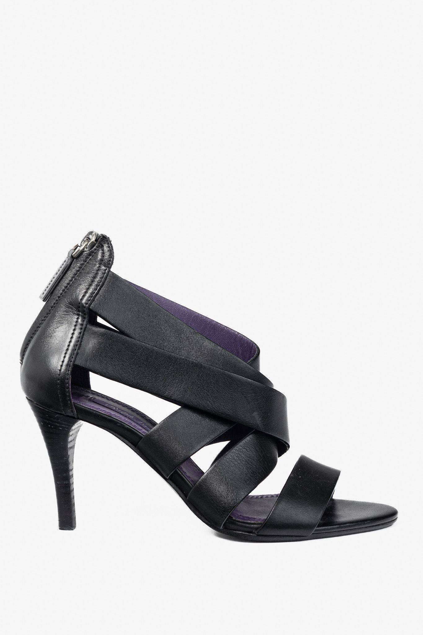 Ralph Lauren Ralph Lauren Collection Ardina II Strappy Leather Sandals Size US 4.5 / IT 34.5 - 1 Thumbnail
