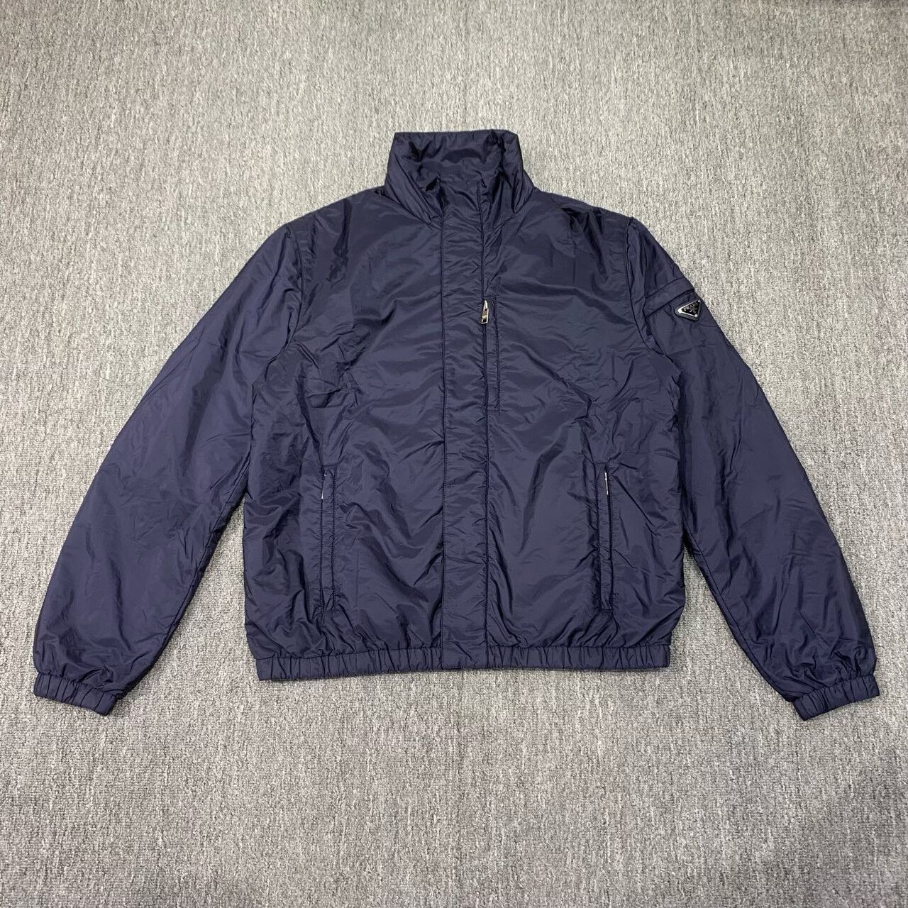 Prada prada deep blue nylon jacket coat Size US L / EU 52-54 / 3 - 1 Thumbnail