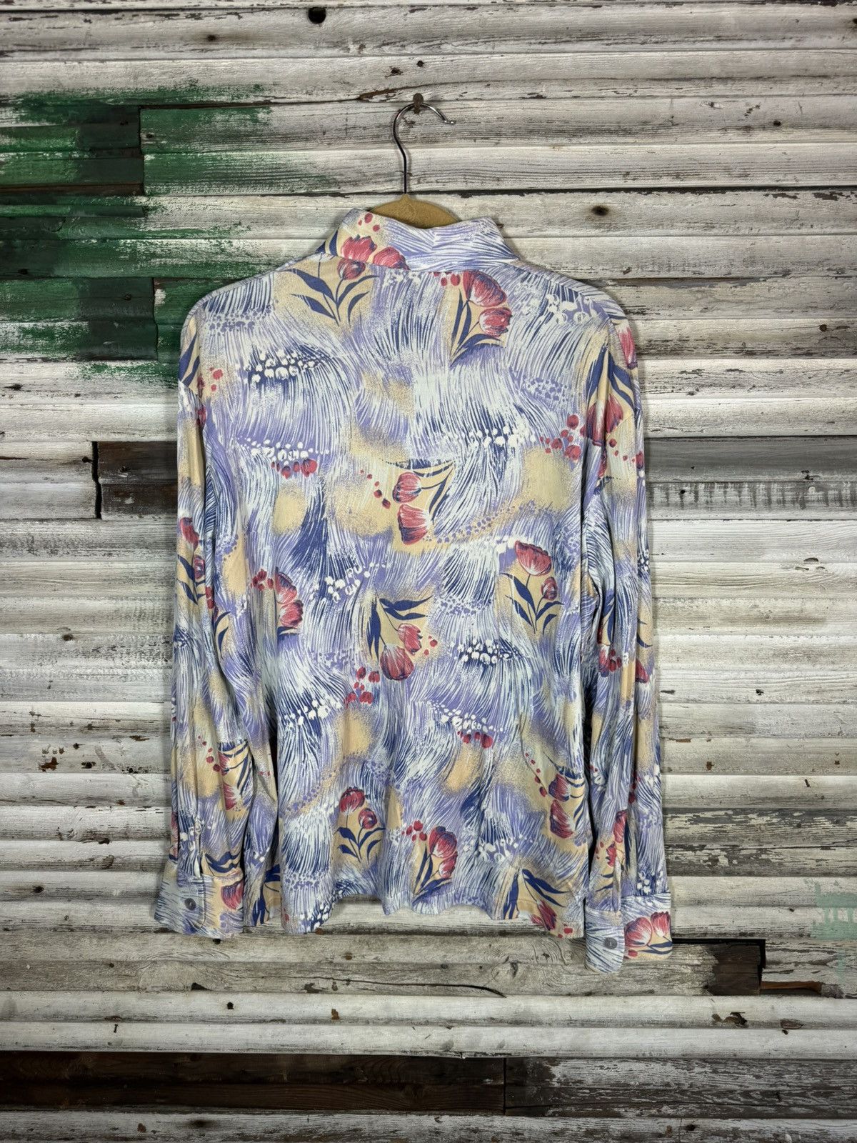 Vintage Vintage 70s Disco Shirt Size US L / EU 52-54 / 3 - 2 Thumbnail