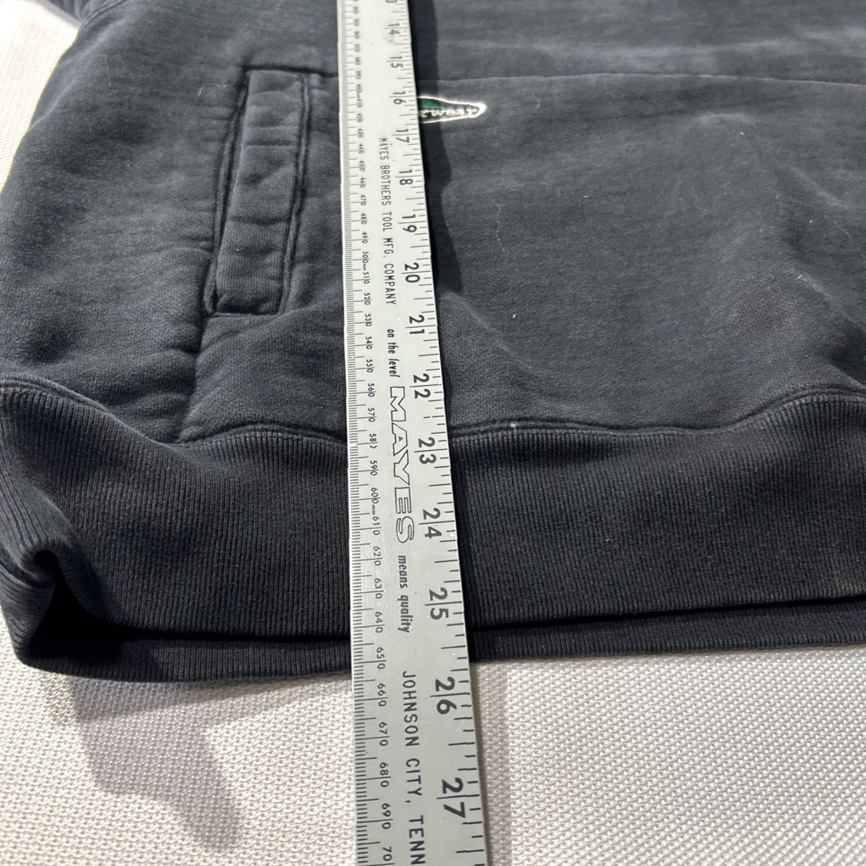 Vintage Arborwear Double-Thick Sweatshirt Hoodie Men L Black Snap Pullover Workwear Size US L / EU 52-54 / 3 - 6 Thumbnail
