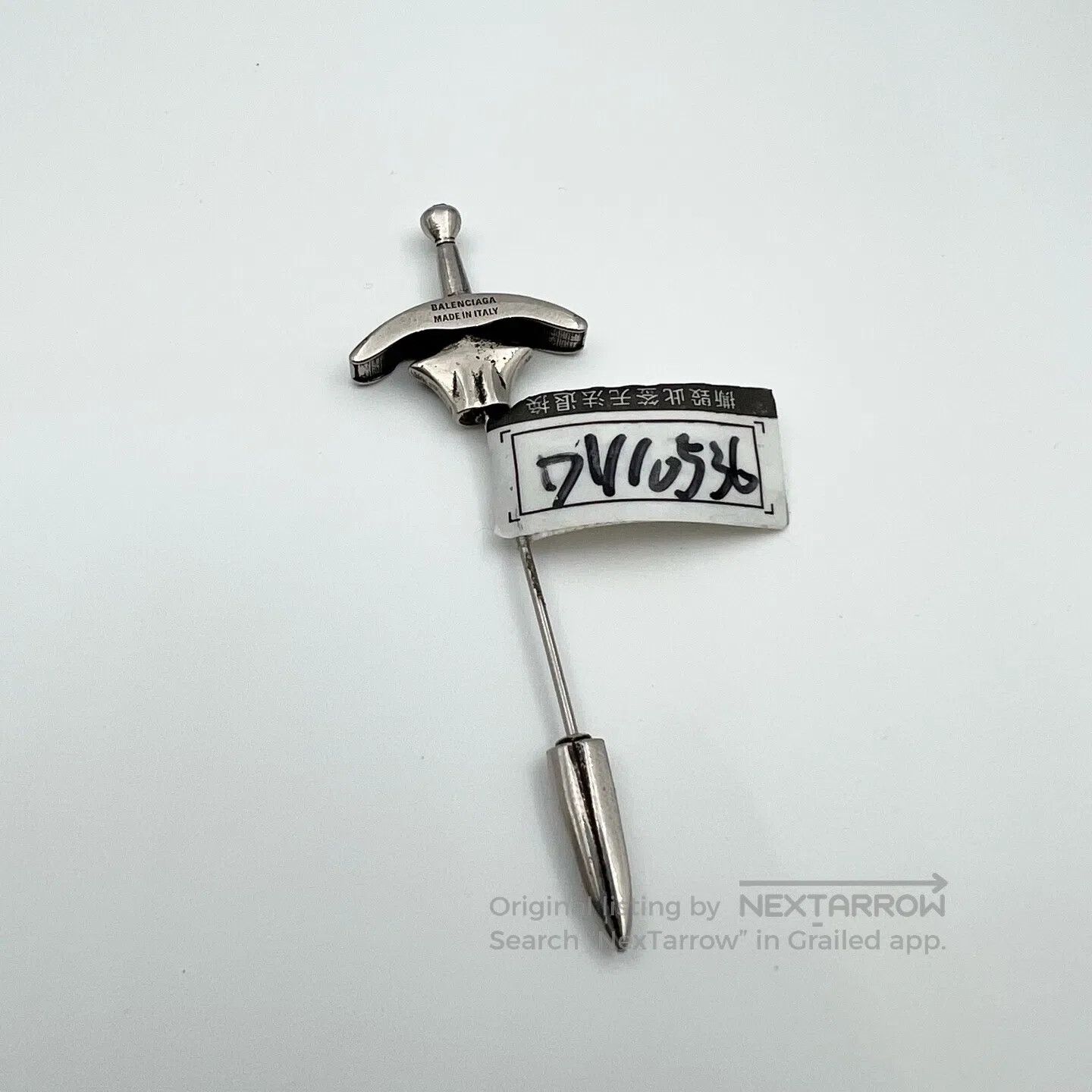 Balenciaga Balenciaga sizeM Gothic sword-shaped dagger breastpin Size ONE SIZE - 1 Thumbnail
