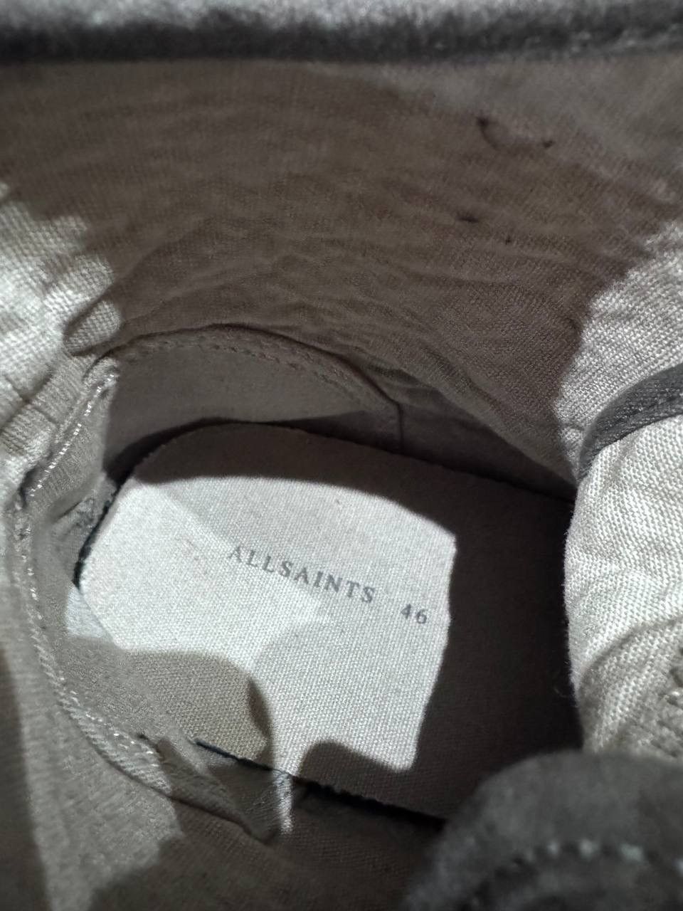 Allsaints Allsaints Max Canvas High Top Sneakers Shoes Size US 13 / EU 46 - 22 Thumbnail