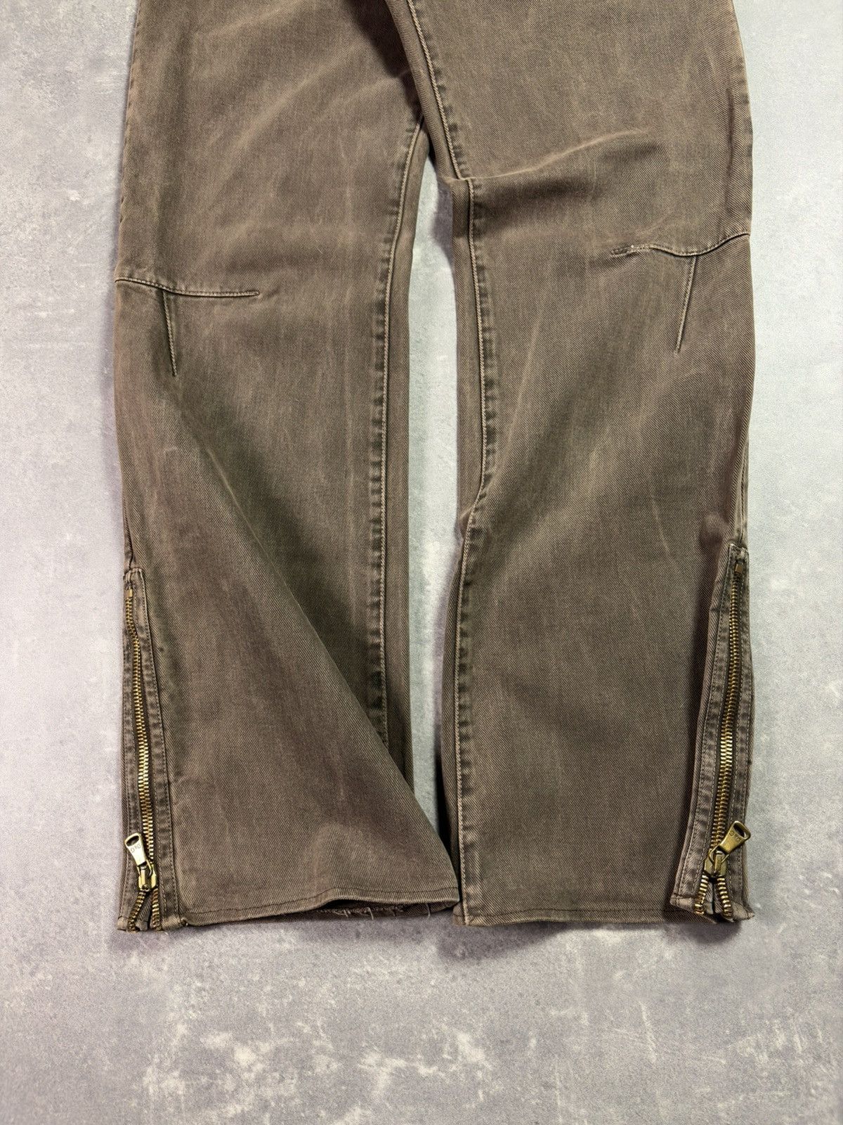 Dolce & Gabbana D&G Dolce & Gabbana Heavy Double Waisted Zipper Denim 33 Size US 33 - 4 Thumbnail