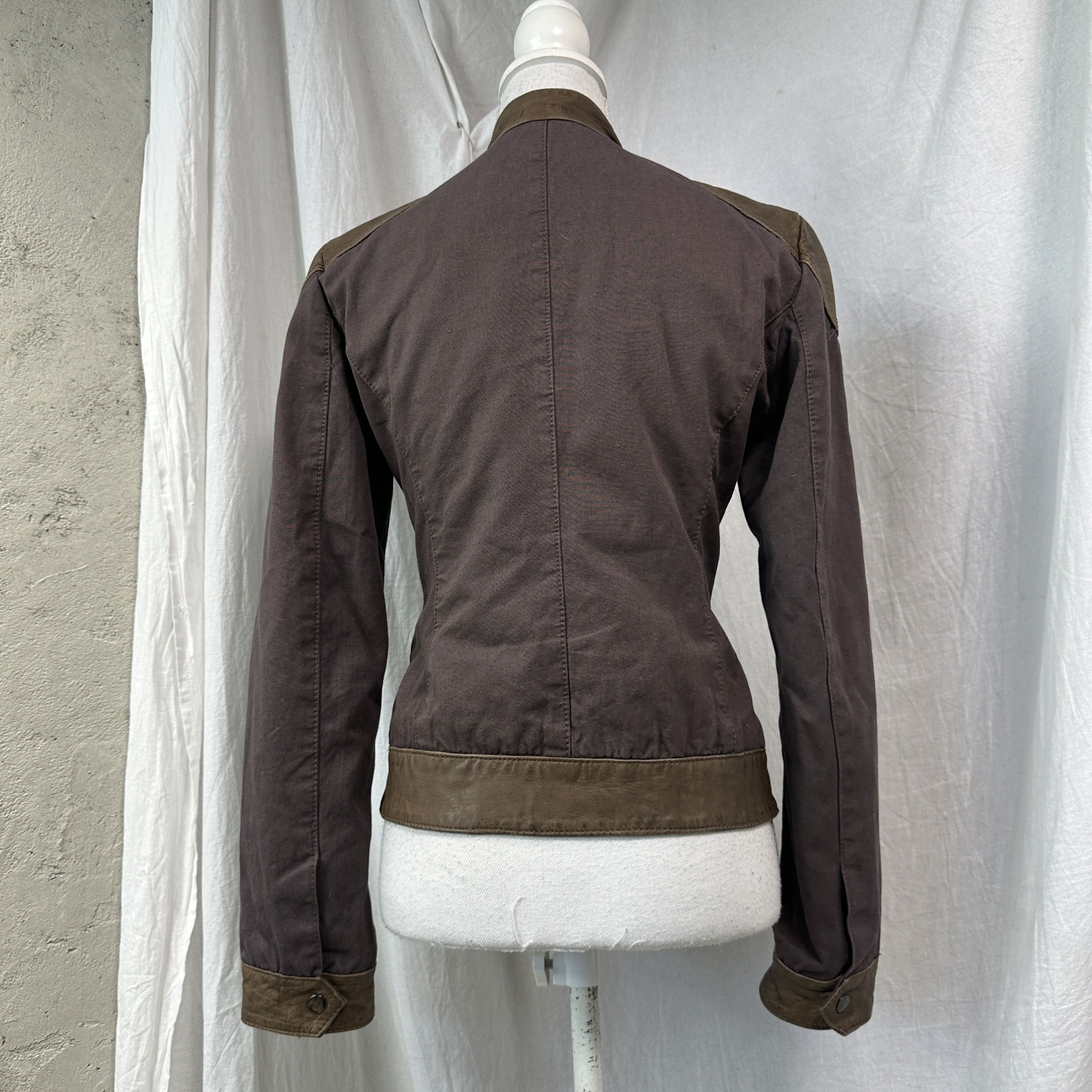 Vintage Vintage Moto Racing Leather Patches Jacket 00s Size S / US 4 / IT 40 - 8 Thumbnail