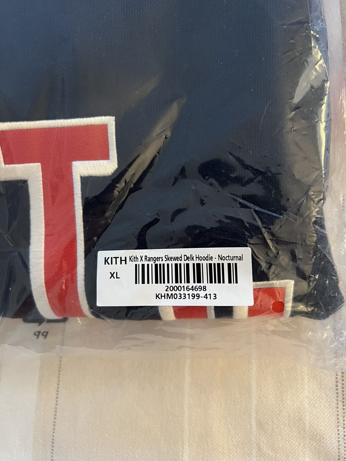 Kith Kith for the New York Rangers Skewed Delk Hoodie Size XL Size US XL / EU 56 / 4 - 8 Thumbnail