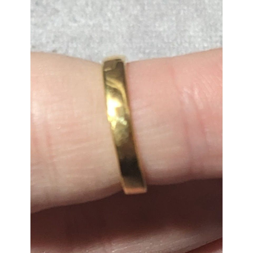 Other Whimsical Fantasy Purple Stone Bright Gold Tone Ring Size Size ONE SIZE - 6 Thumbnail