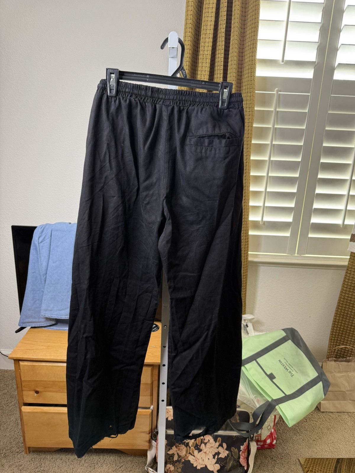 Other aangellenos black wide leg pants Size US 32 / EU 48 - 2 Thumbnail