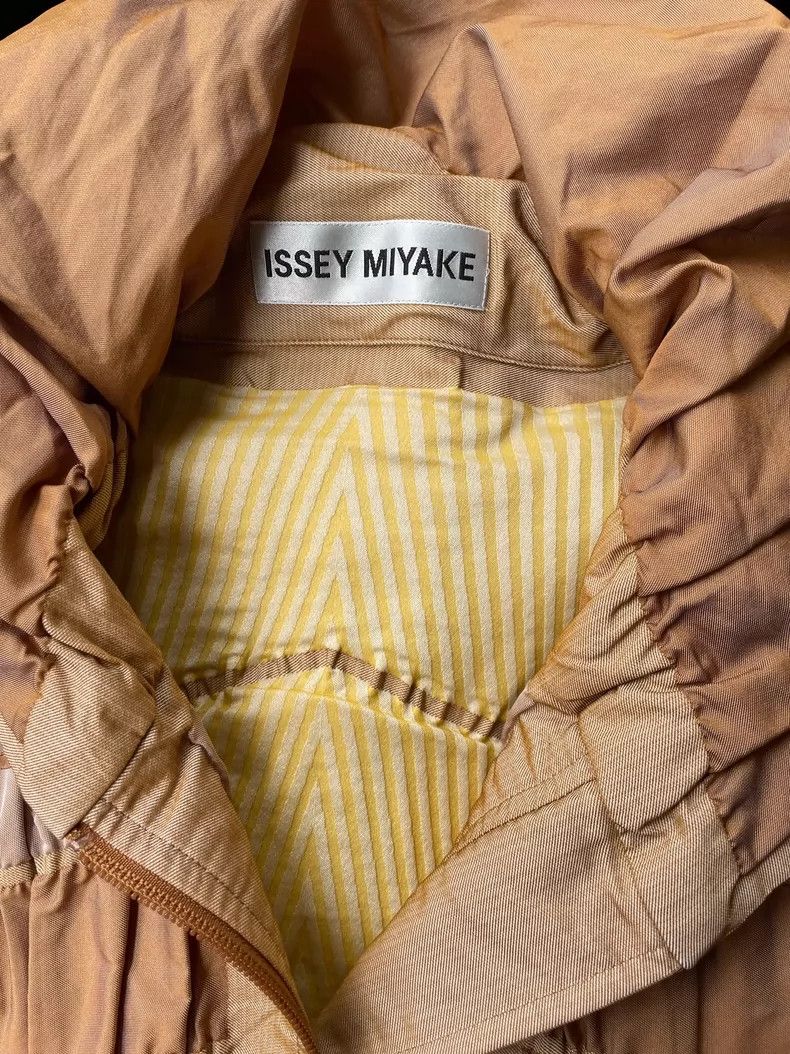 Issey Miyake Issey Miyake size:2 Brown mainline texture pleated coat Size M / US 6-8 / IT 42-44 - 6 Thumbnail